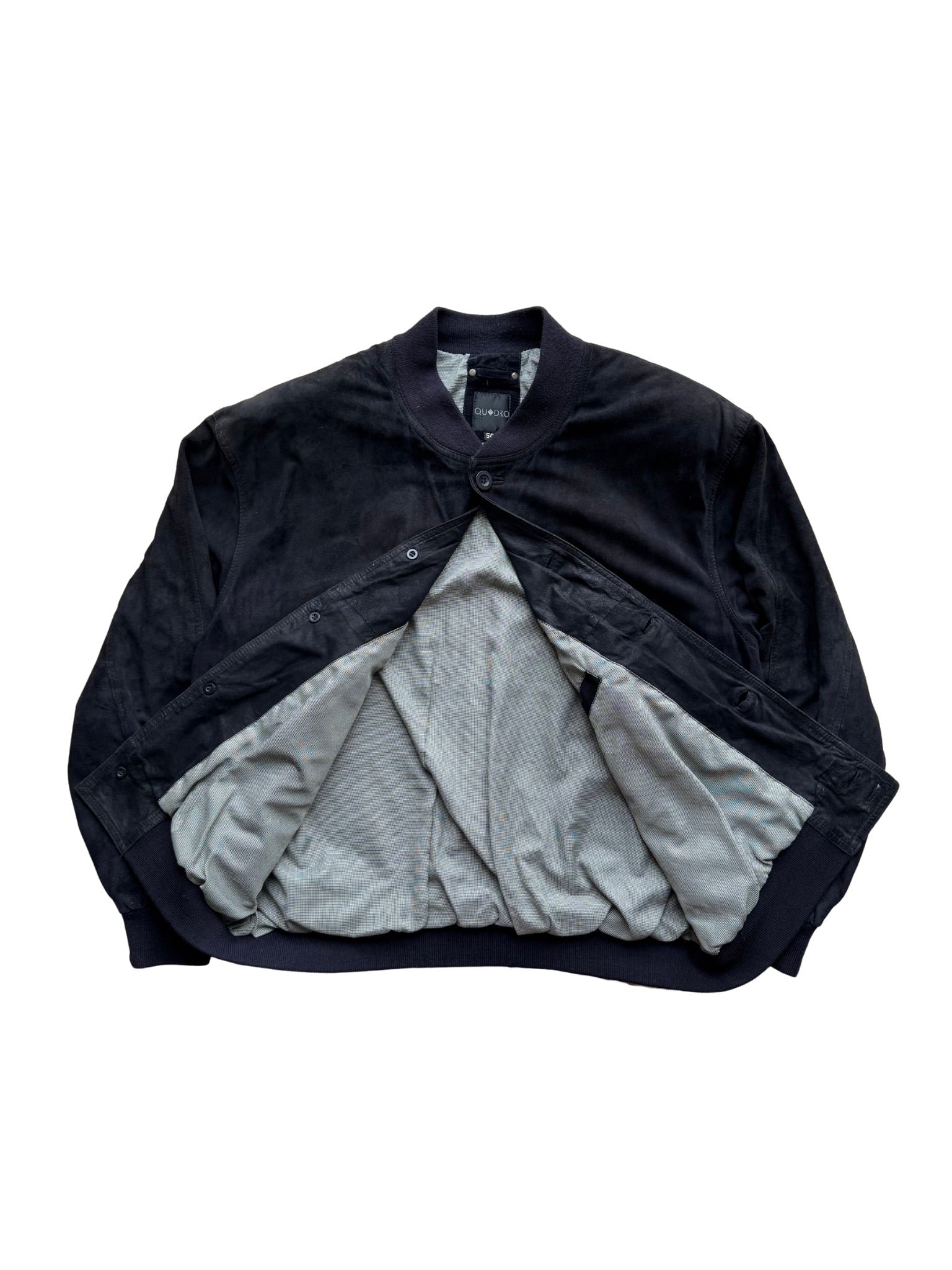 Suede Bomber Jacket – 1980s (L) - Shinka