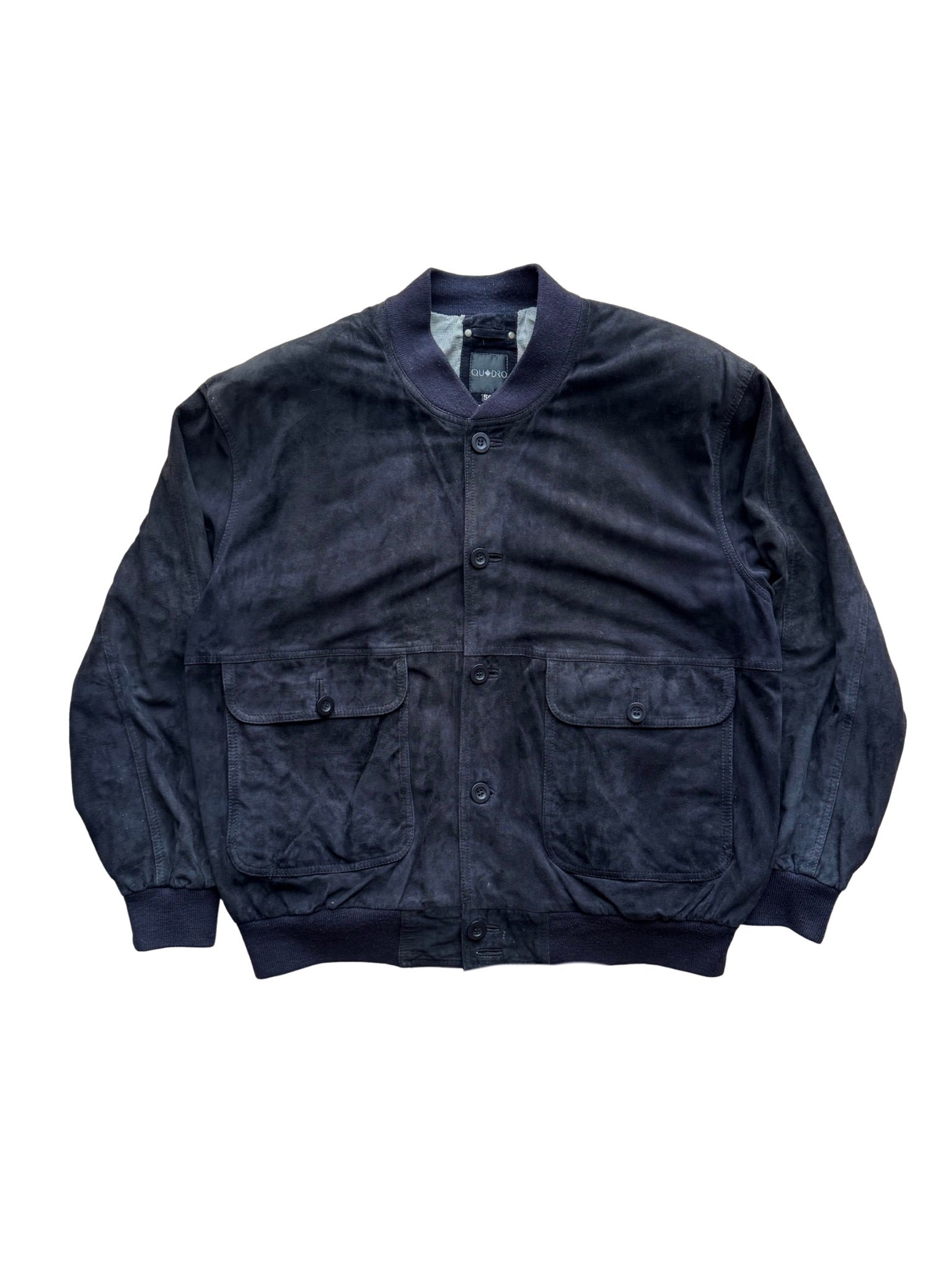 Suede Bomber Jacket – 1980s (L) - Shinka