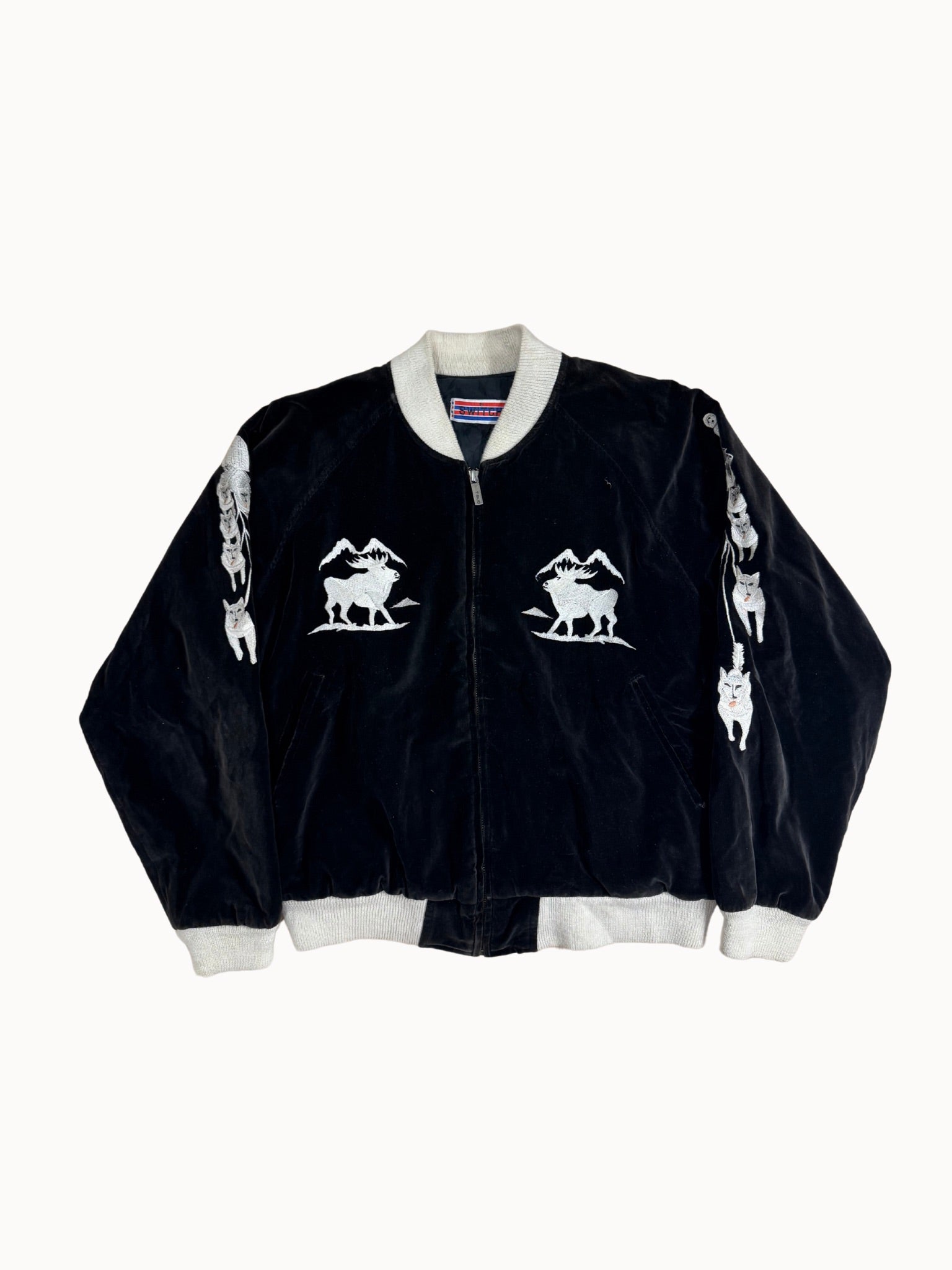 Switch Sukajan Velvet Jacket – Alaska, 1990s (M) - Shinka
