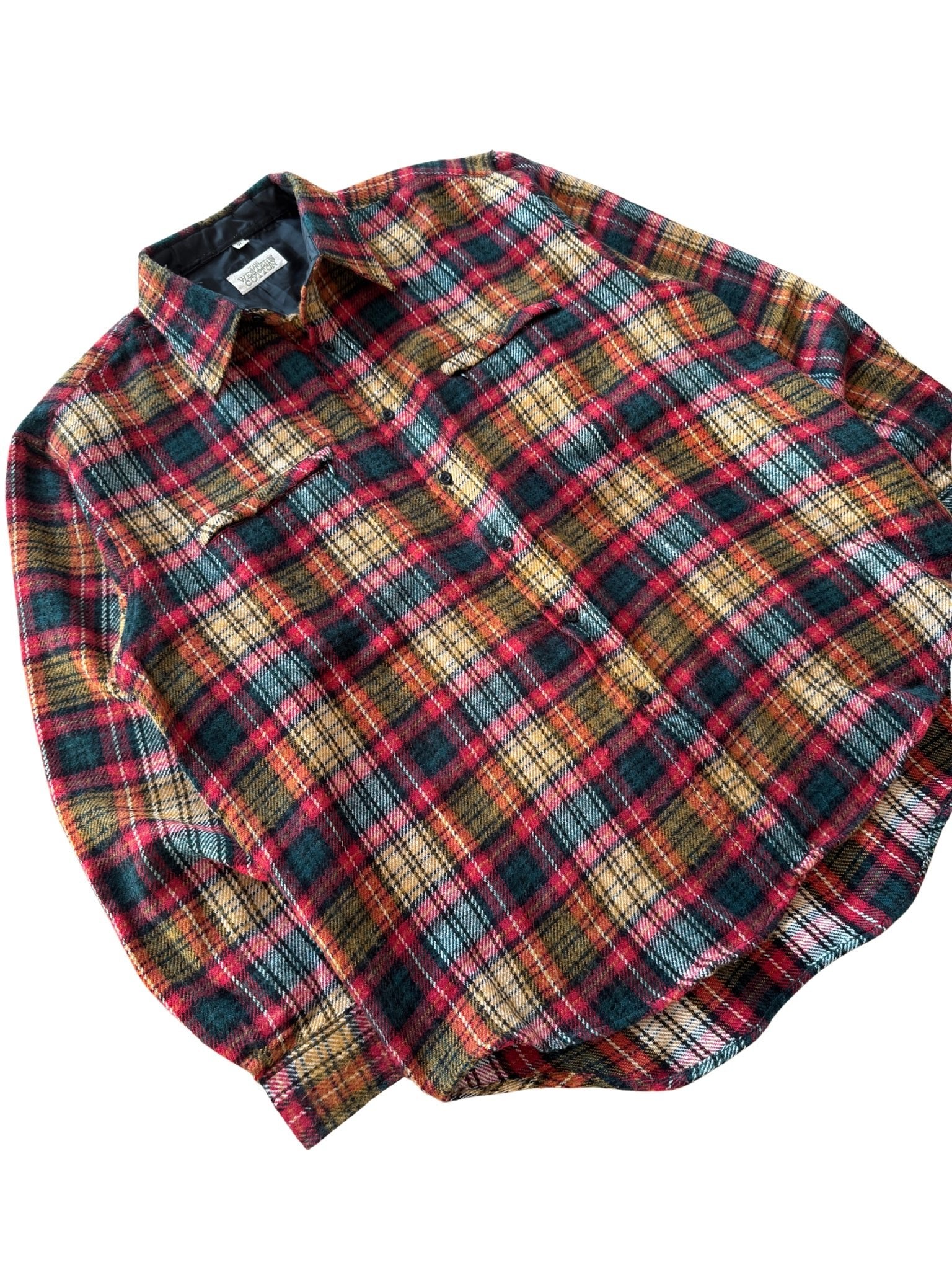 The Western Cotton Flannel Shirt (XL) - Shinka