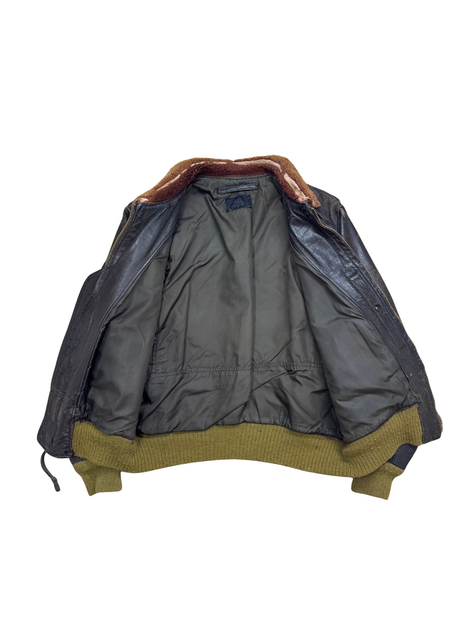 U.S. Navy G - 1 Leather Flight Jacket (L) - Shinka
