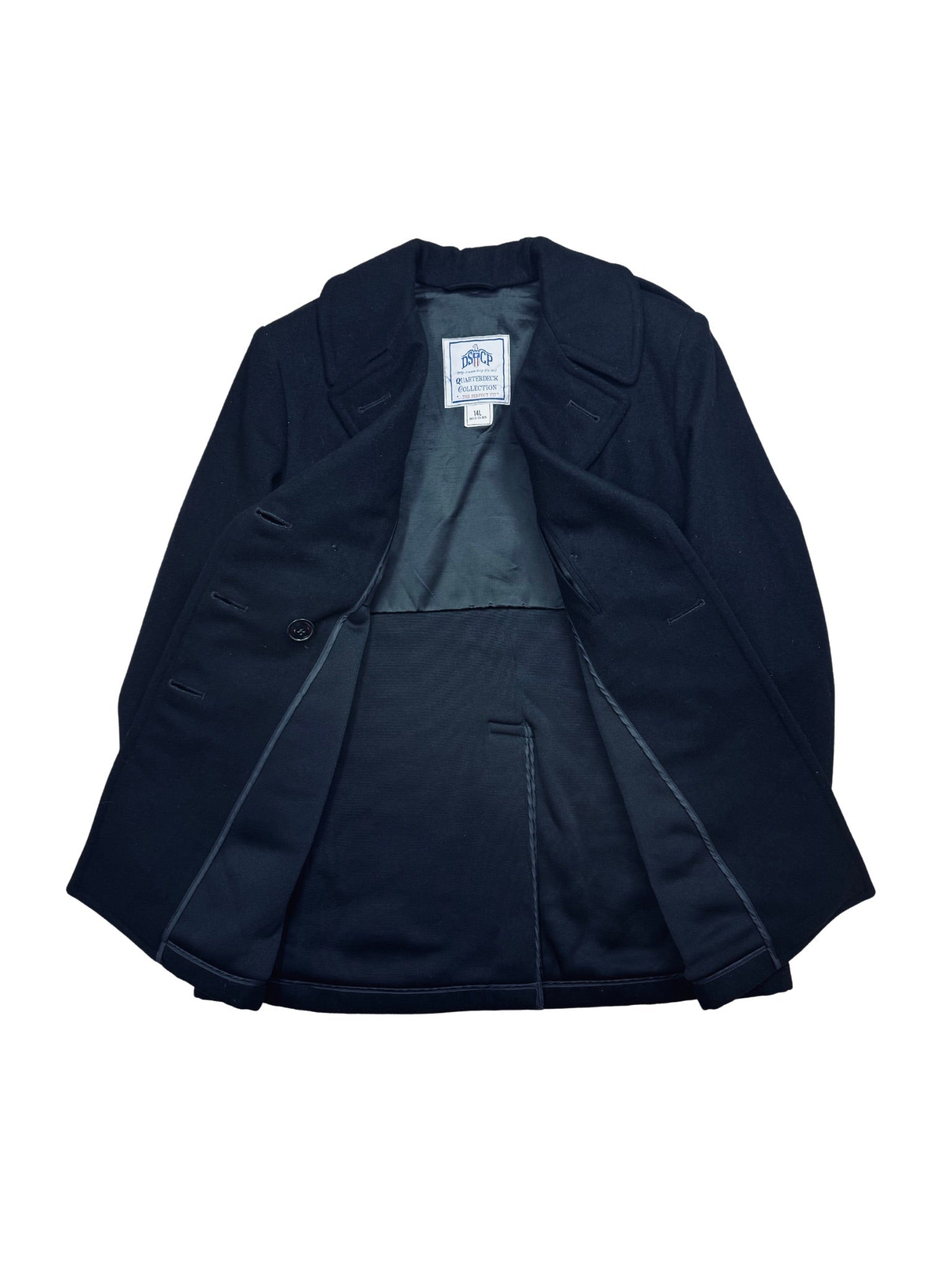 U.S. Navy Peacoat – DSCP Quarterdeck, Size 14L (M) - Shinka