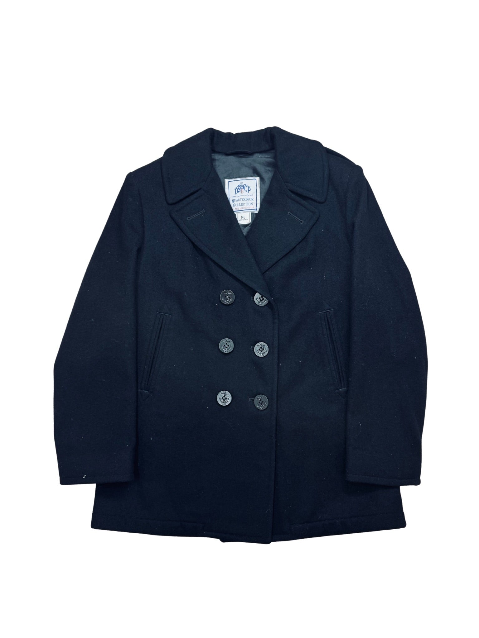U.S. Navy Peacoat – DSCP Quarterdeck, Size 14L (M) - Shinka