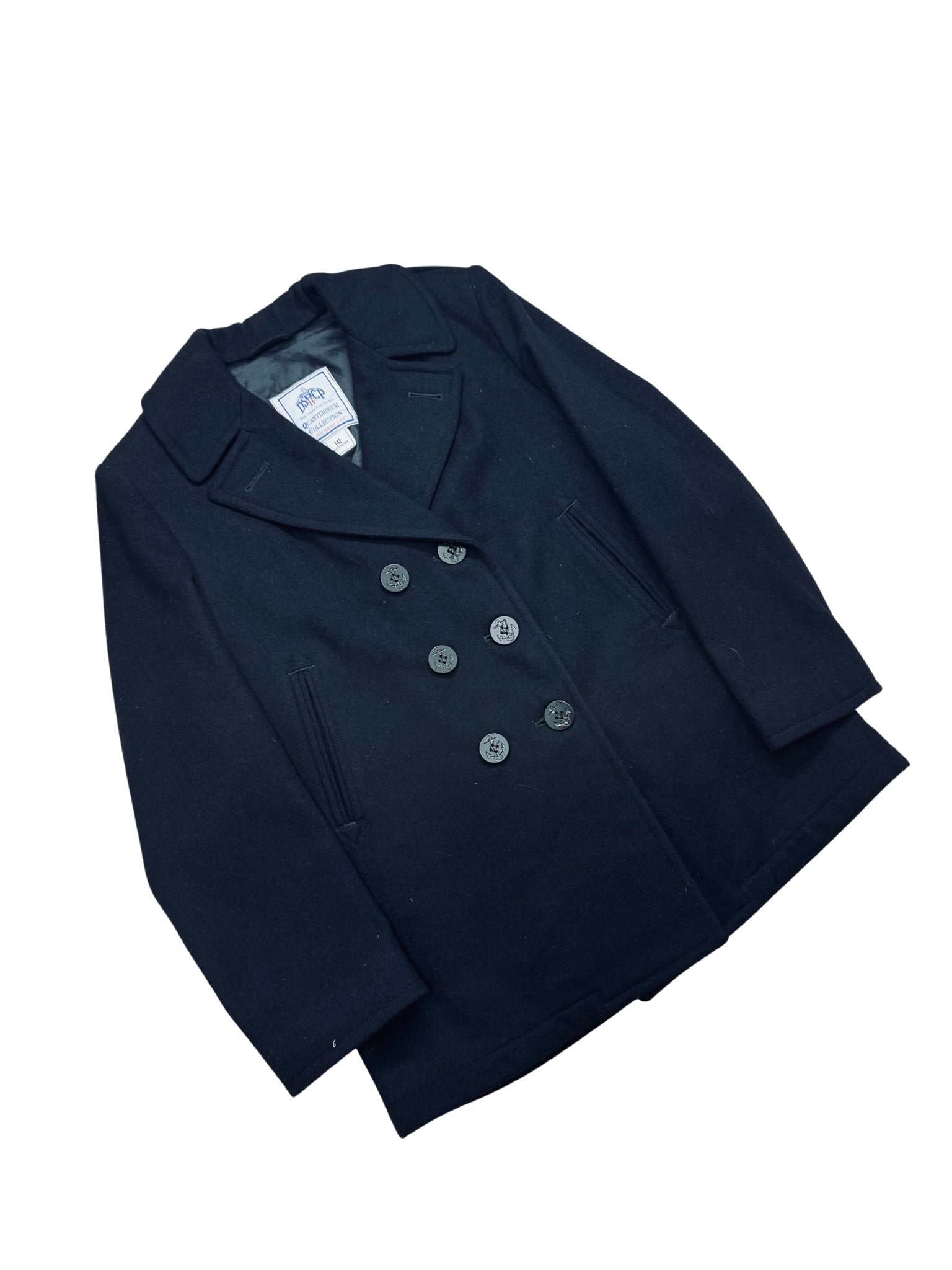U.S. Navy Peacoat – DSCP Quarterdeck, Size 14L (M) - Shinka