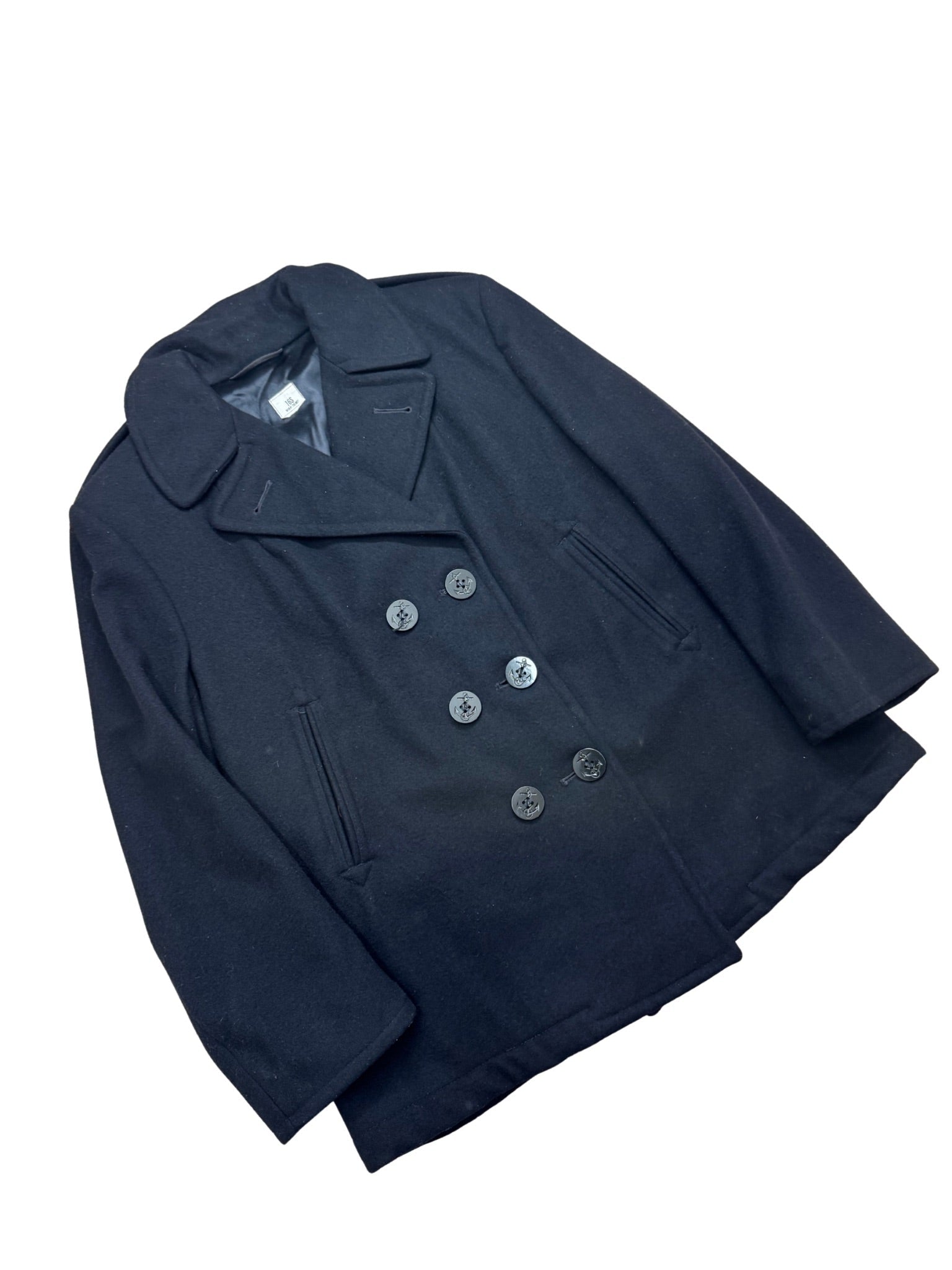 U.S. Navy Peacoat – Military Issue, Size 16S (M) - Shinka