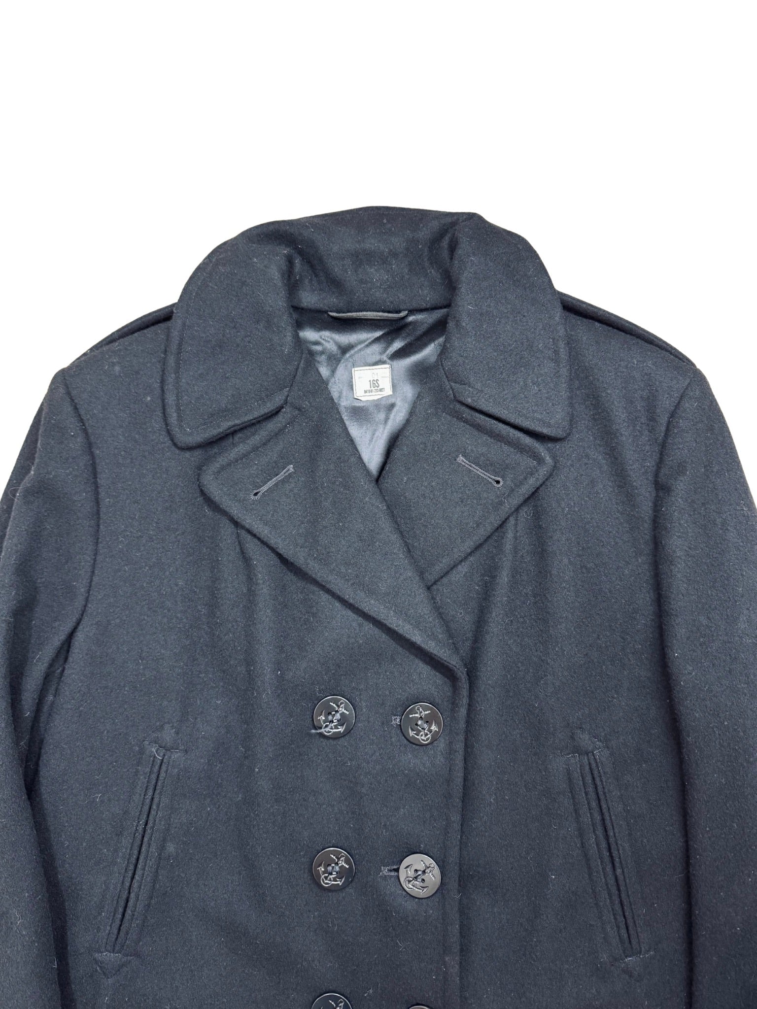 U.S. Navy Peacoat – Military Issue, Size 16S (M) - Shinka
