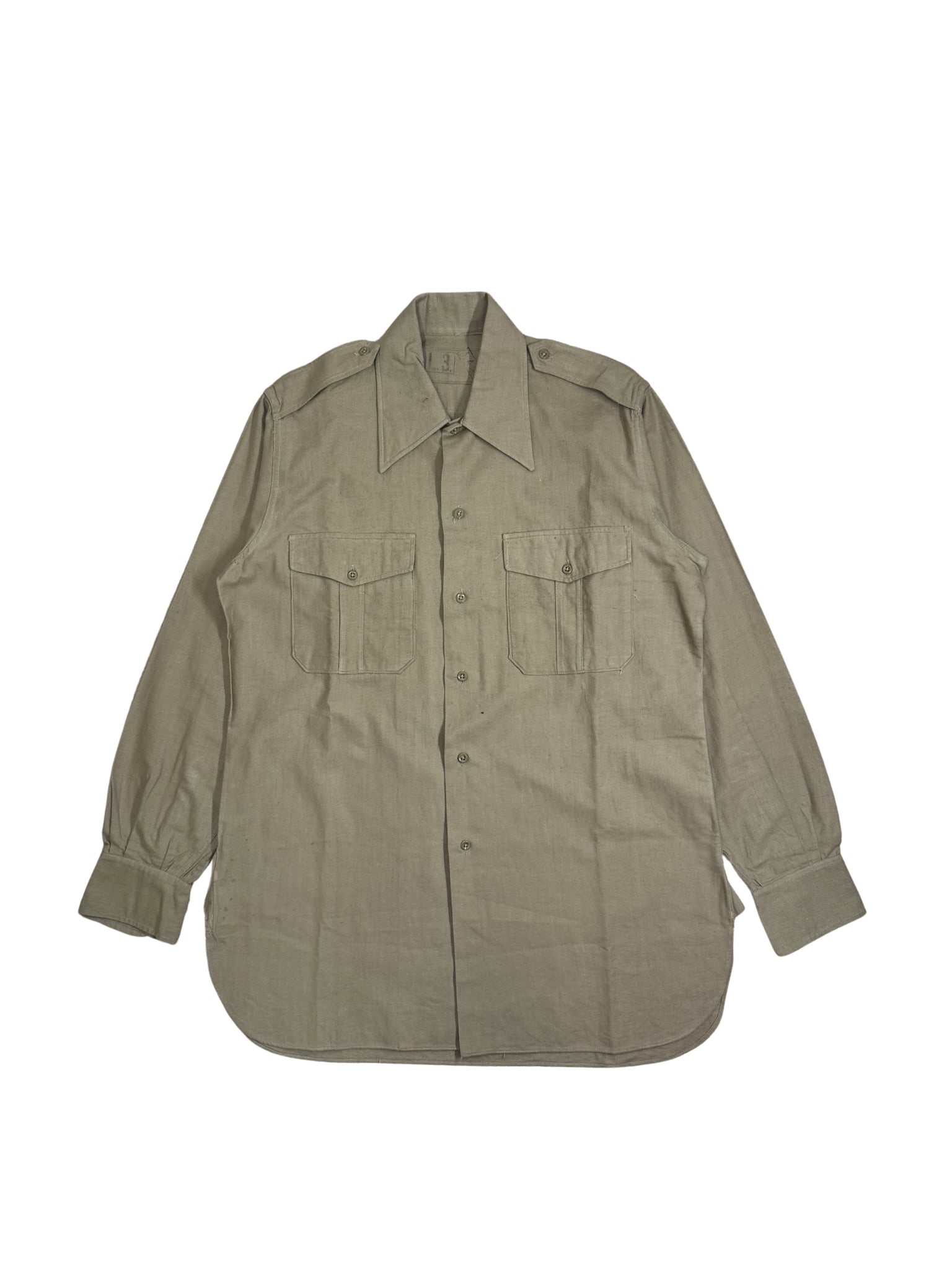 Vintage 1960’s British Army Khaki Service Shirt (L) - Shinka