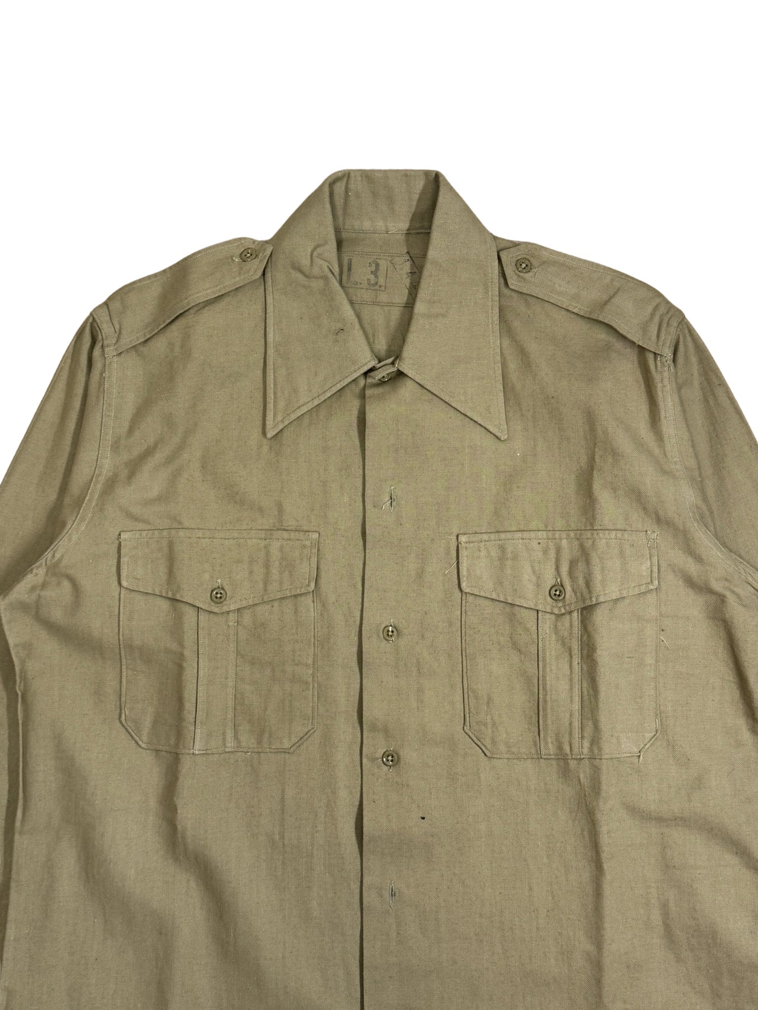 Vintage 1960’s British Army Khaki Service Shirt (L) - Shinka