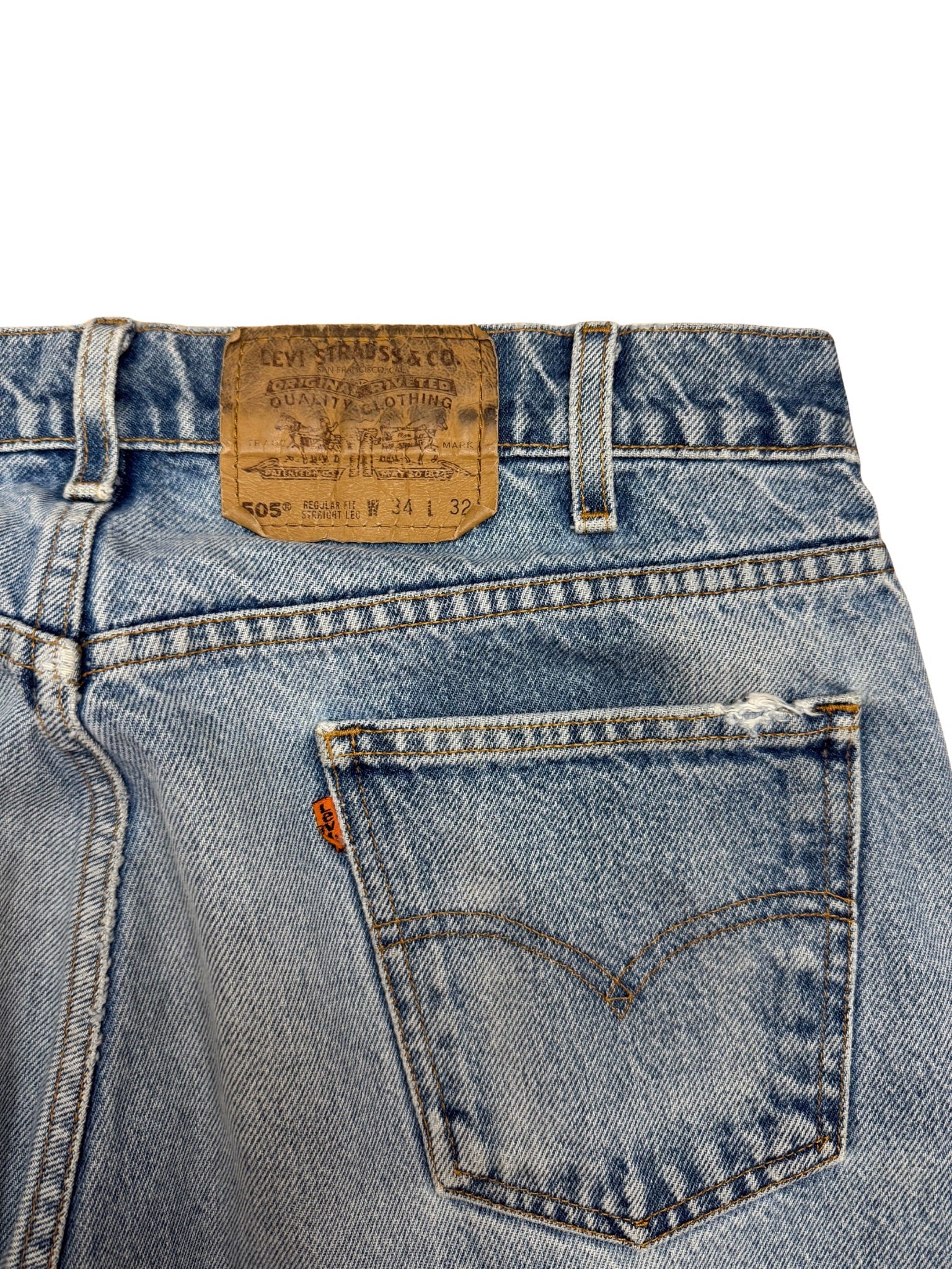 Vintage 1990’s Levi’s 505 Orange Tab (33x30) - Shinka