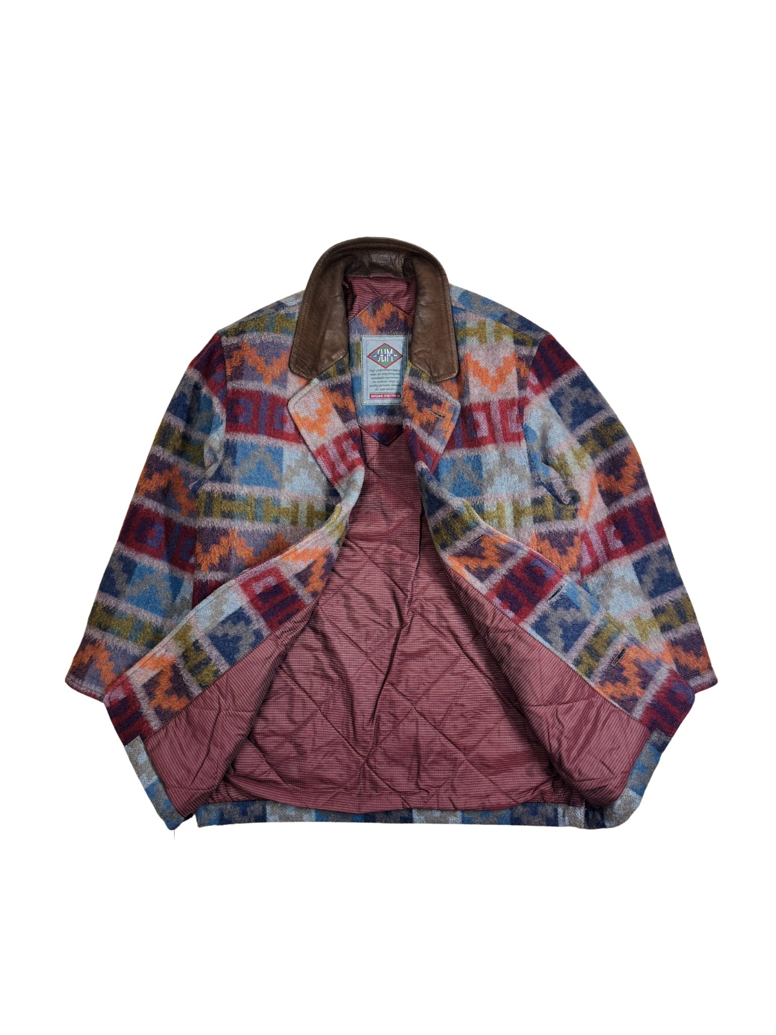 Vintage Aztec Wool Jacket – 90s (L) - Shinka