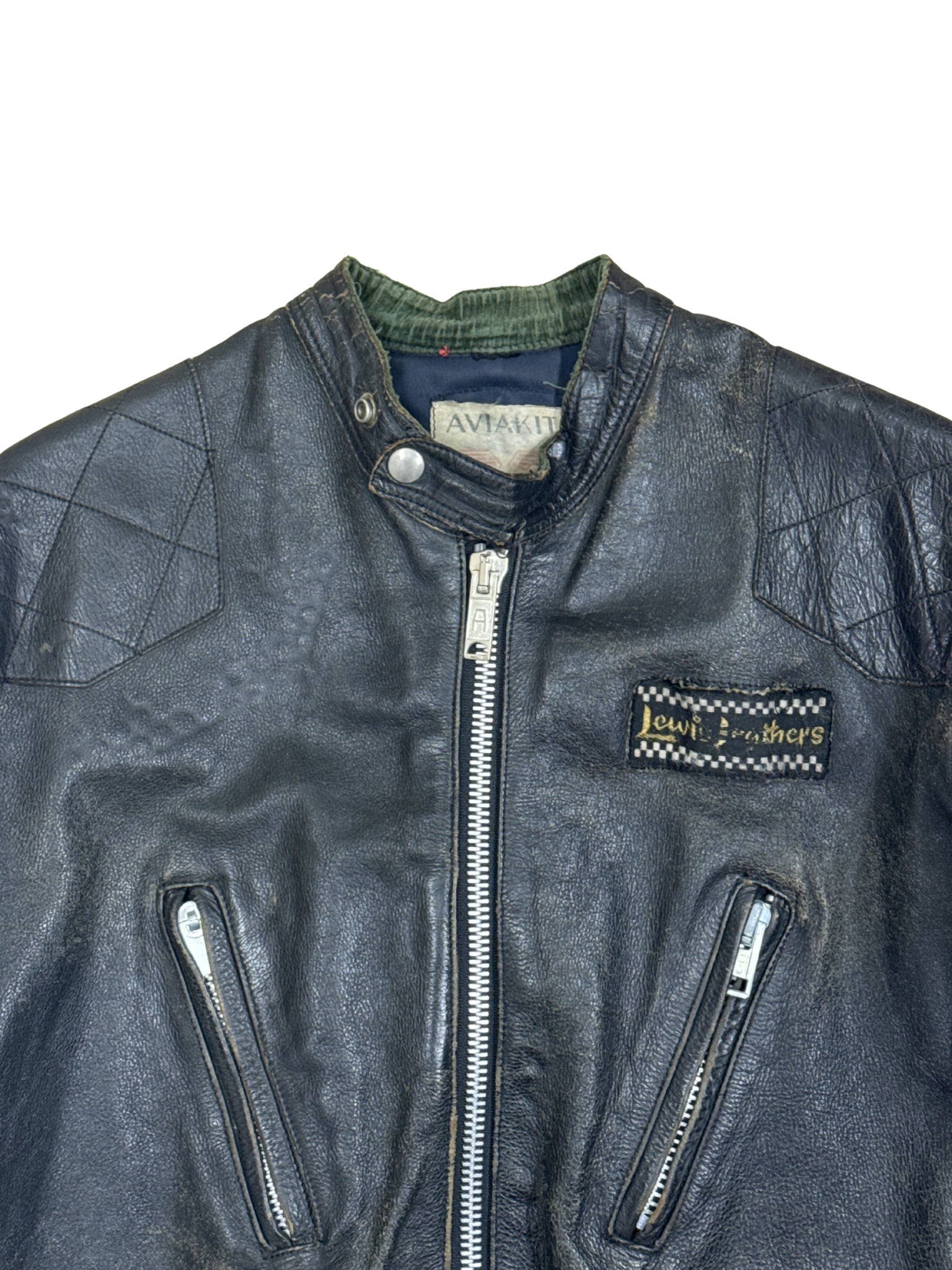 Vintage Lewis Leathers “Aviakit” Motorcycle Jacket - (M) - Shinka
