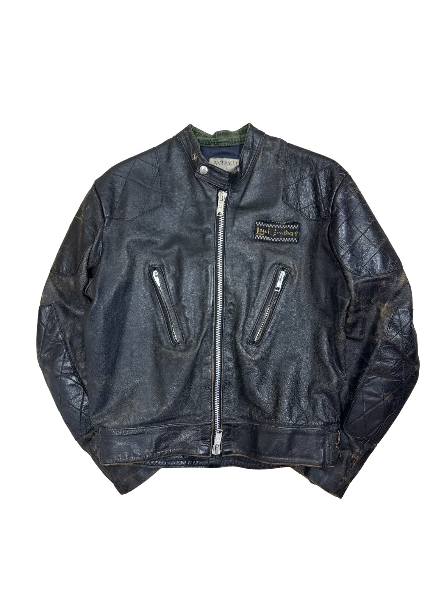 Vintage Lewis Leathers “Aviakit” Motorcycle Jacket - (M) - Shinka
