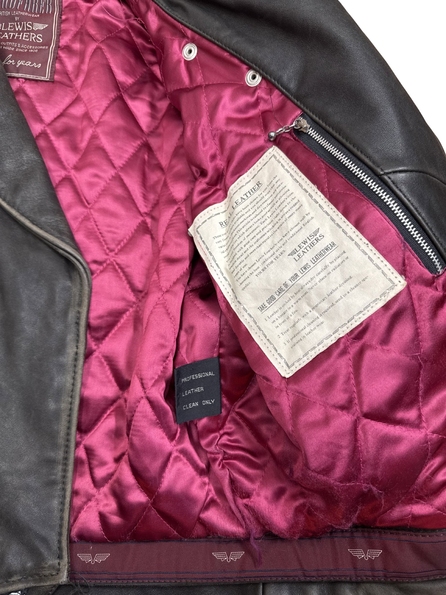 Vintage Lewis Leathers “Roadfarer” Biker Jacket (L) - Shinka