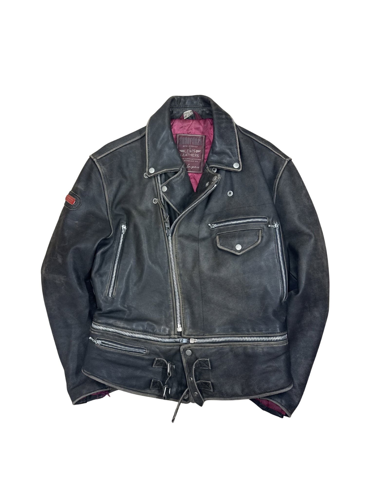 Vintage Lewis Leathers “Roadfarer” Biker Jacket (L) - Shinka
