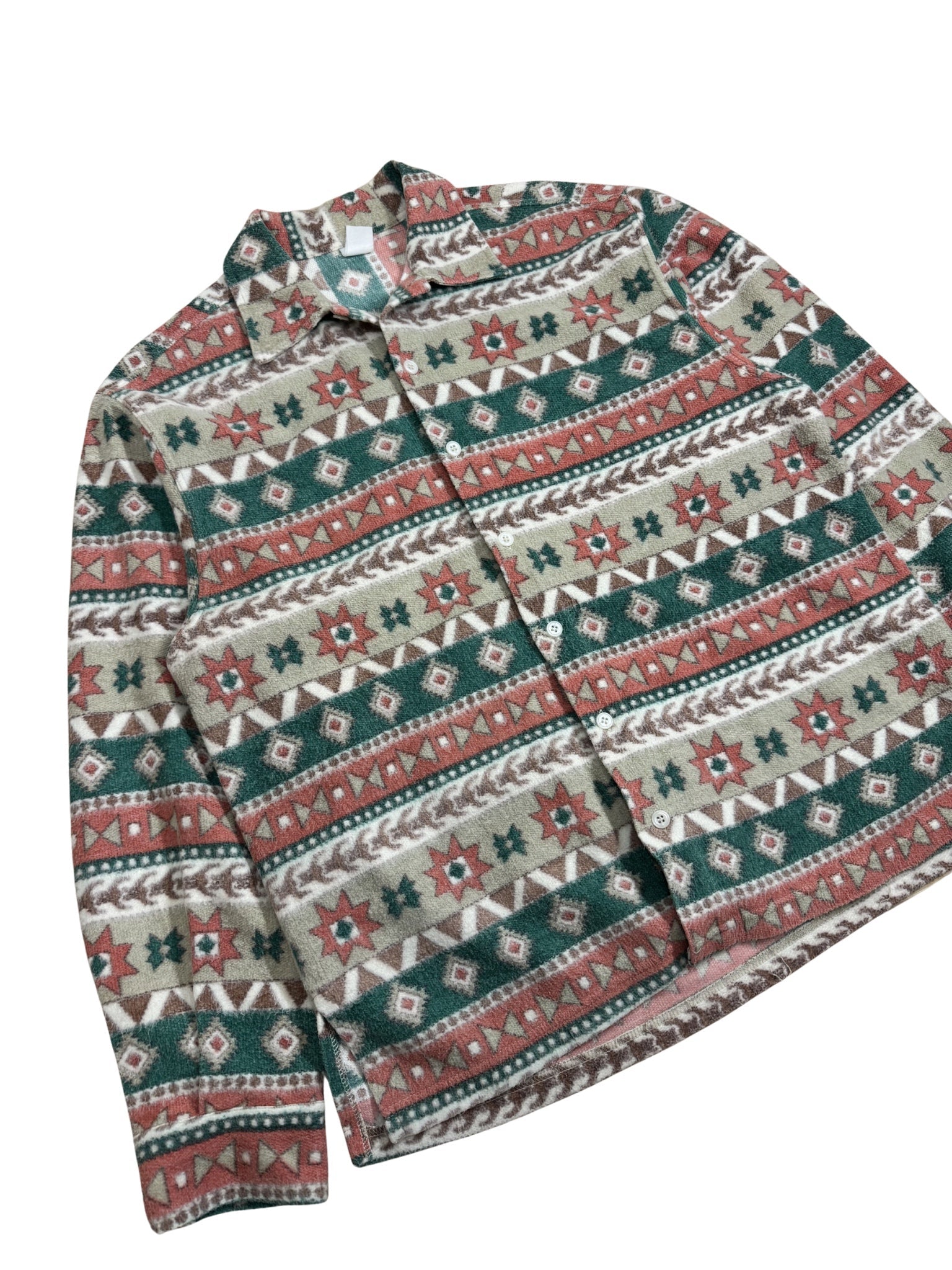 Vintage Overshirt — Lodge Pattern (L/XL) - Shinka