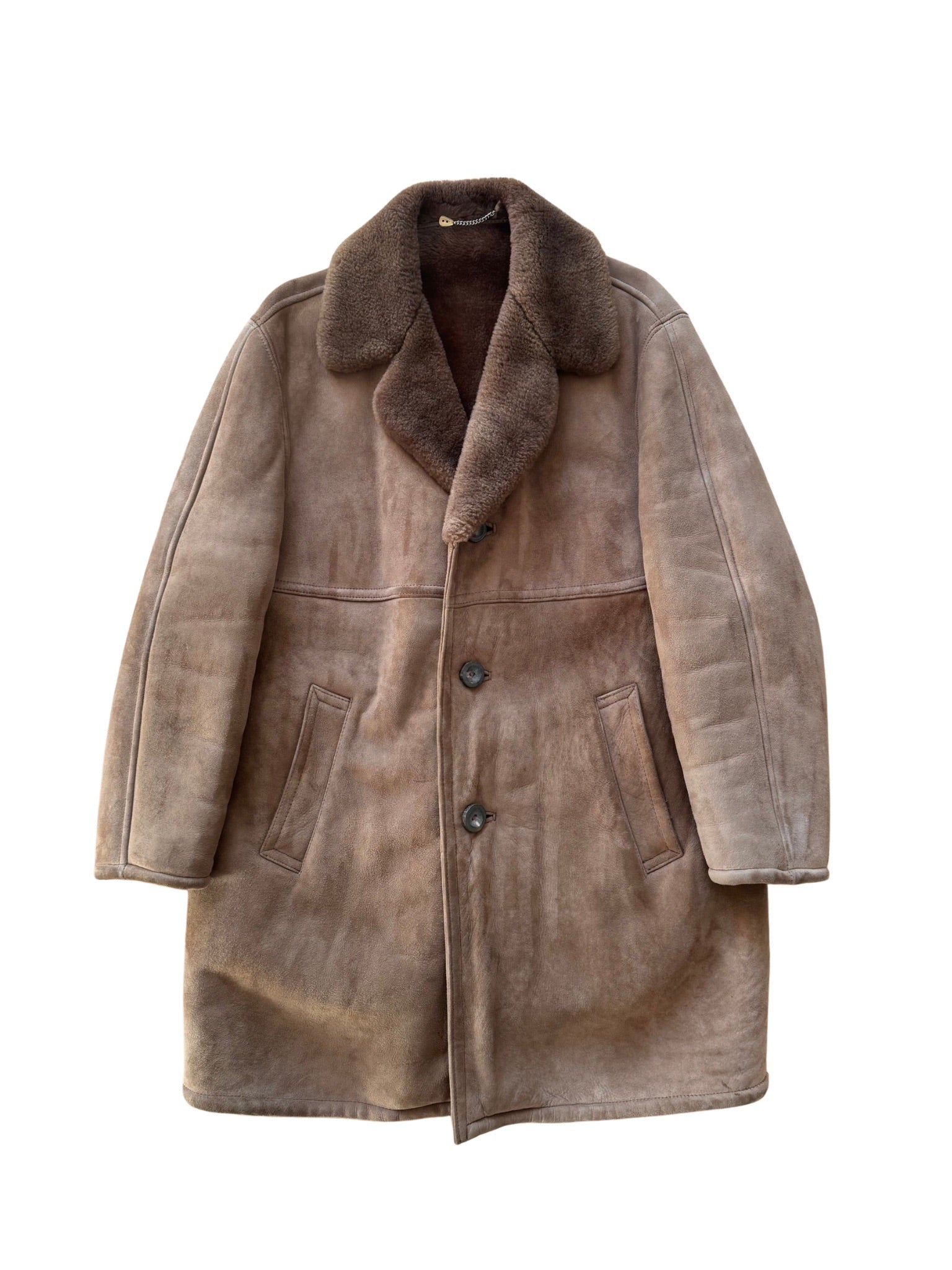 Vintage Shearling Coat – (XL) - Shinka