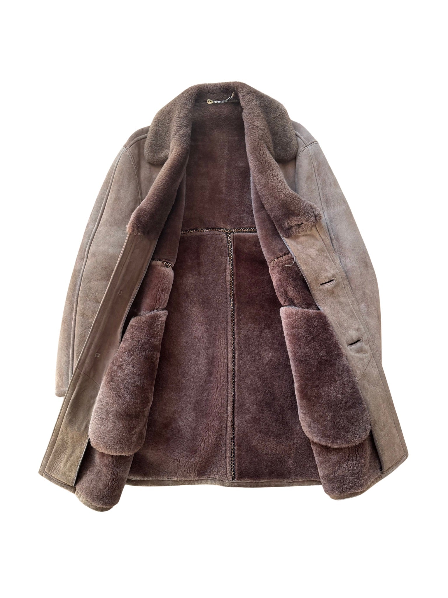Vintage Shearling Coat – (XL) - Shinka