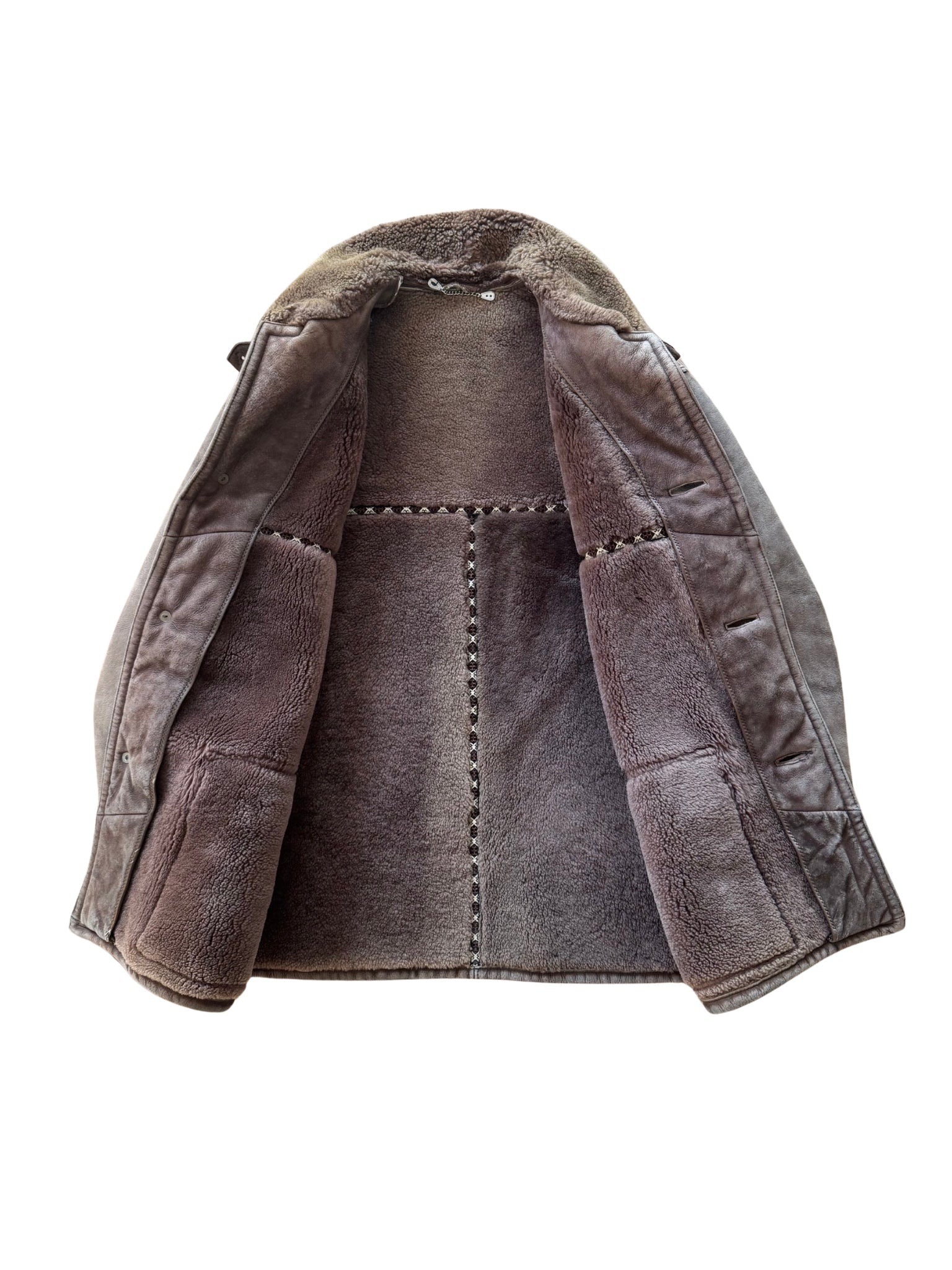 Vintage Shearling Duffle Coat – (L - XL) - Shinka