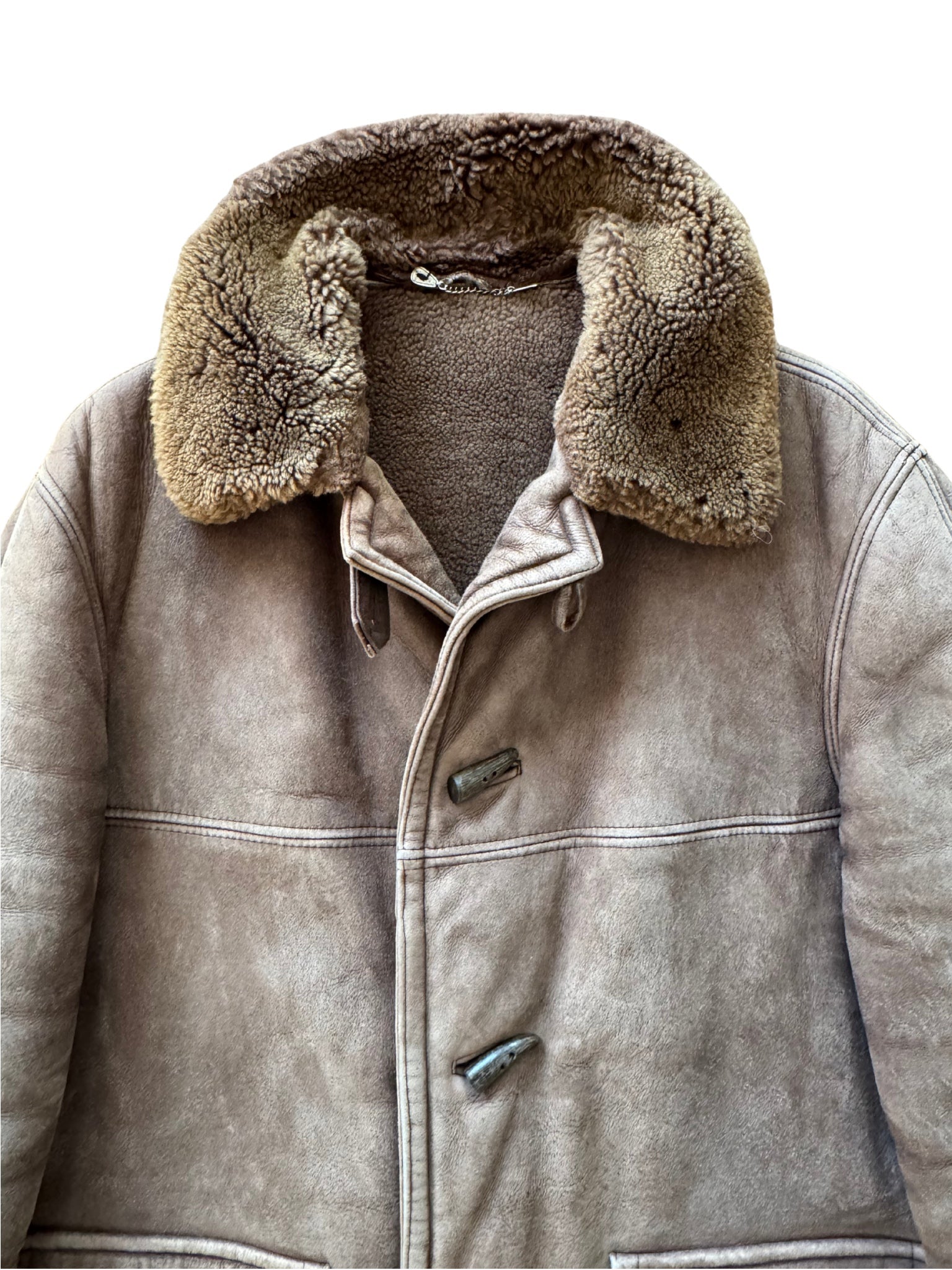 Vintage Shearling Duffle Coat – (L - XL) - Shinka