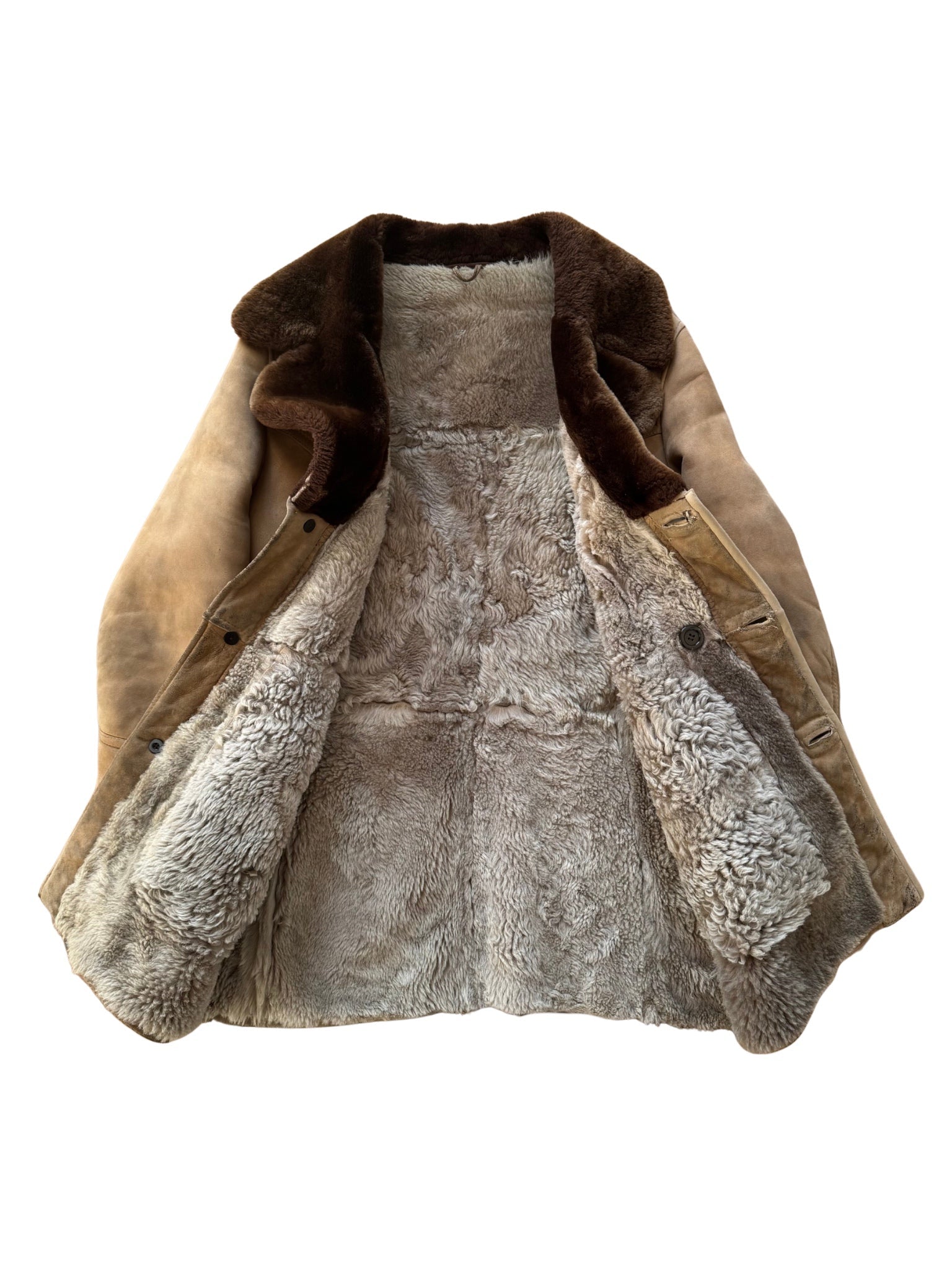 Vintage Shearling Half Coat – (M) - Shinka