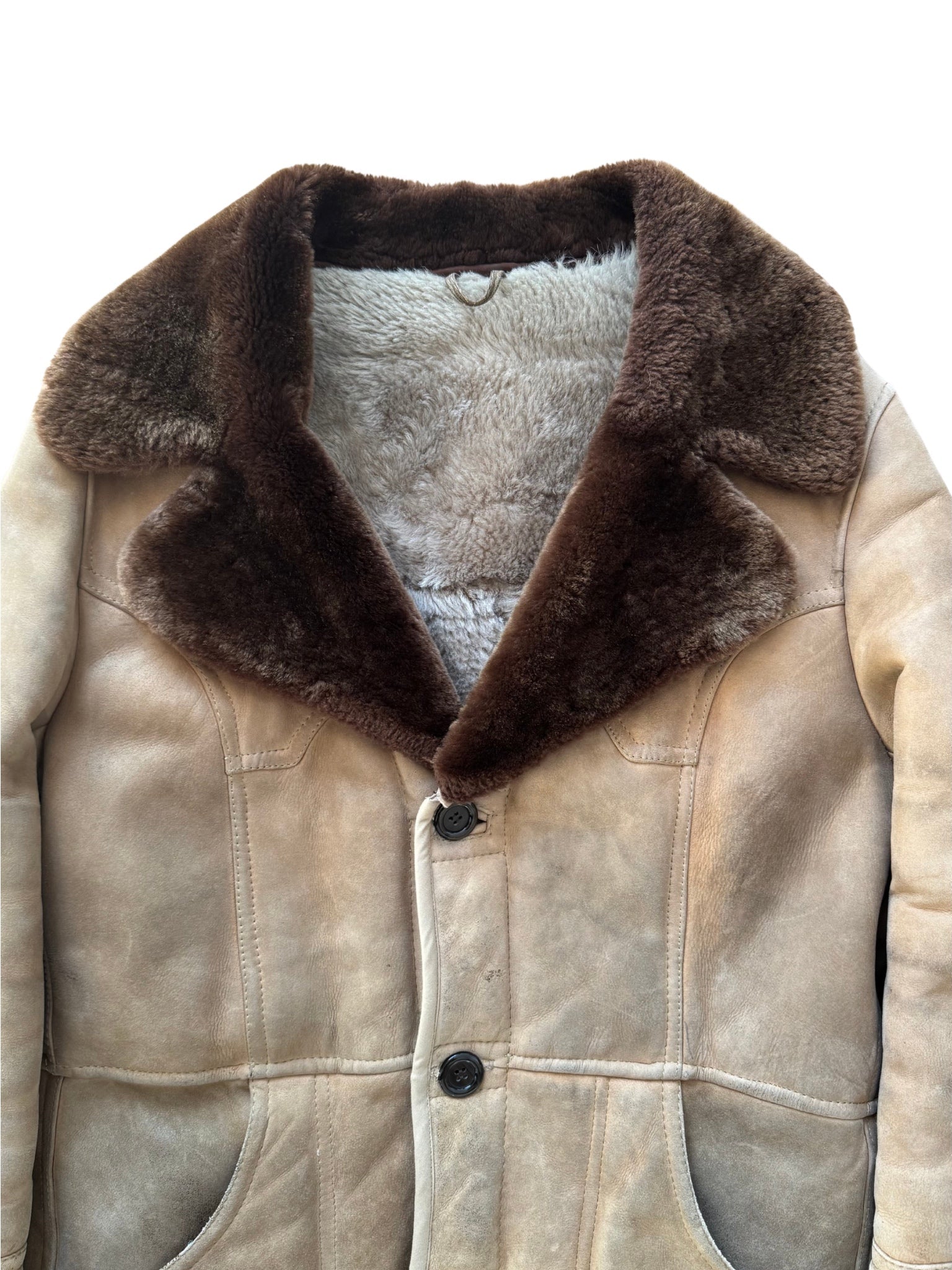 Vintage Shearling Half Coat – (M) - Shinka