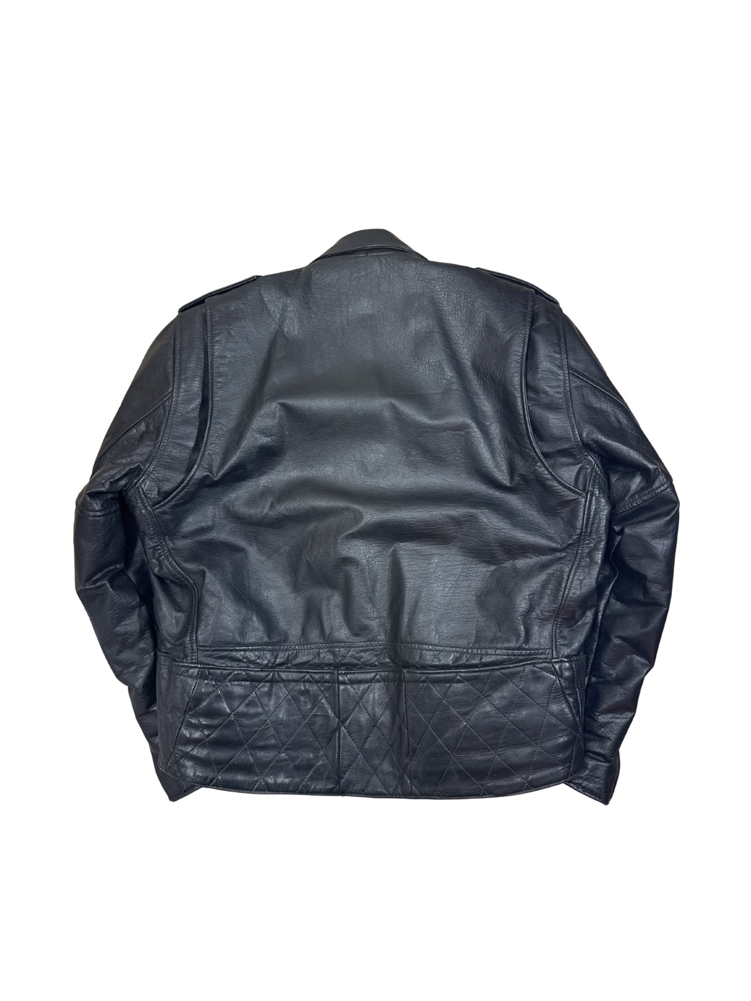 Vintage “Skandal” Leather Biker Jacket - (XXL) - Shinka