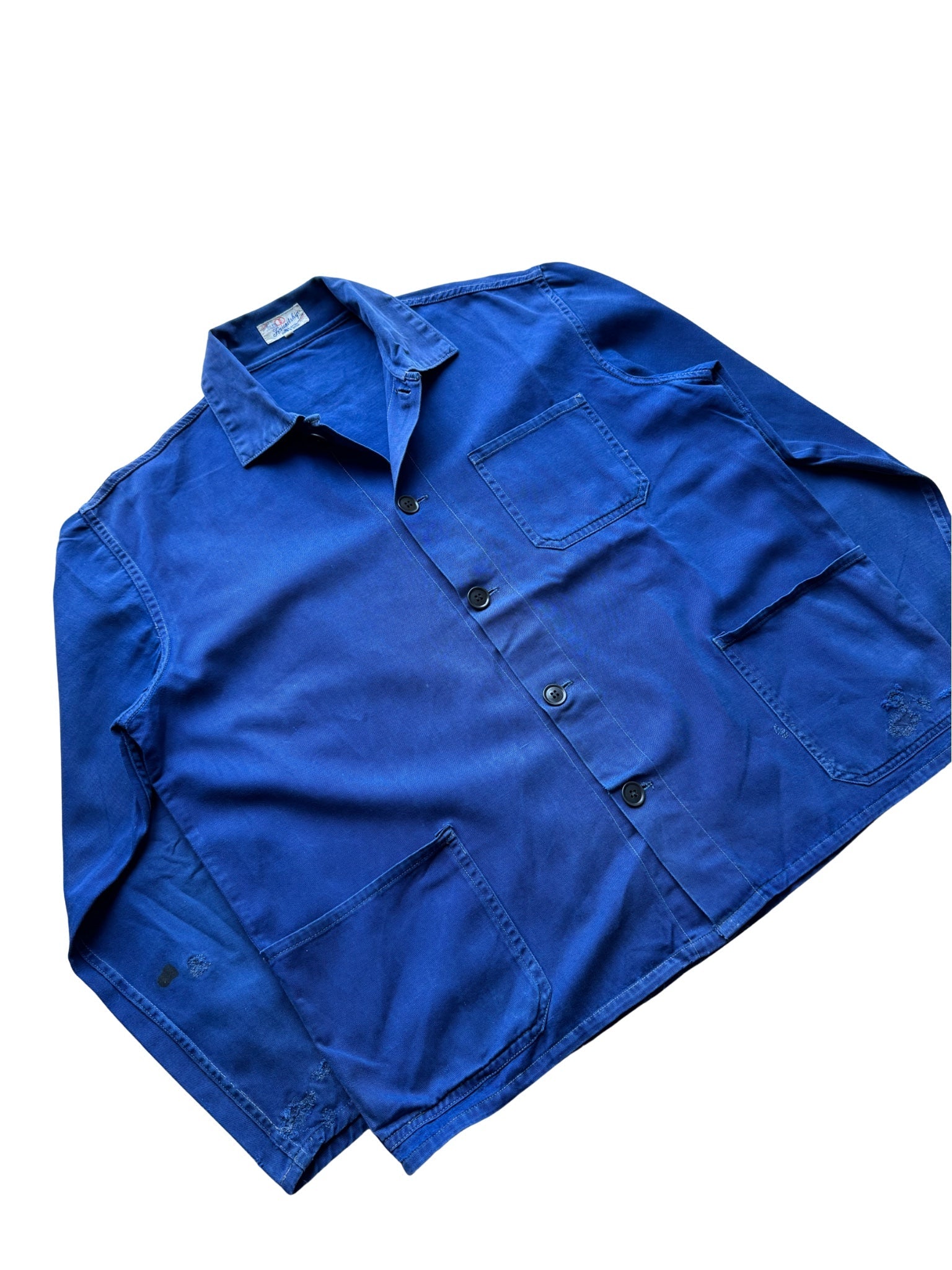Vintage Workwear Jacket – Cobalt Blue (L) - Shinka