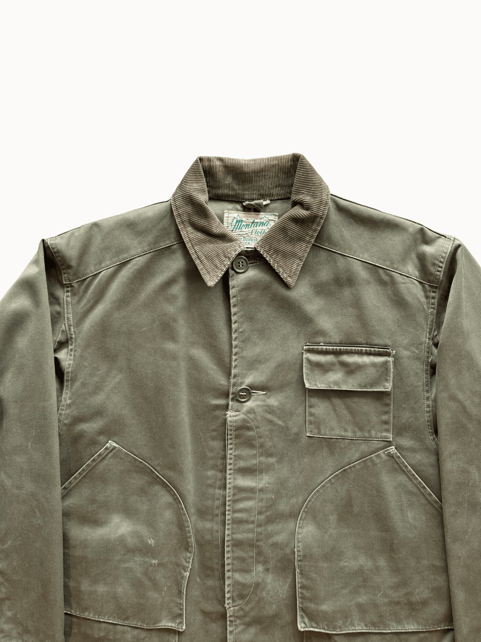 Vtg 1950s Duxbak Montana Cloth Hunting Jacket - Shinka