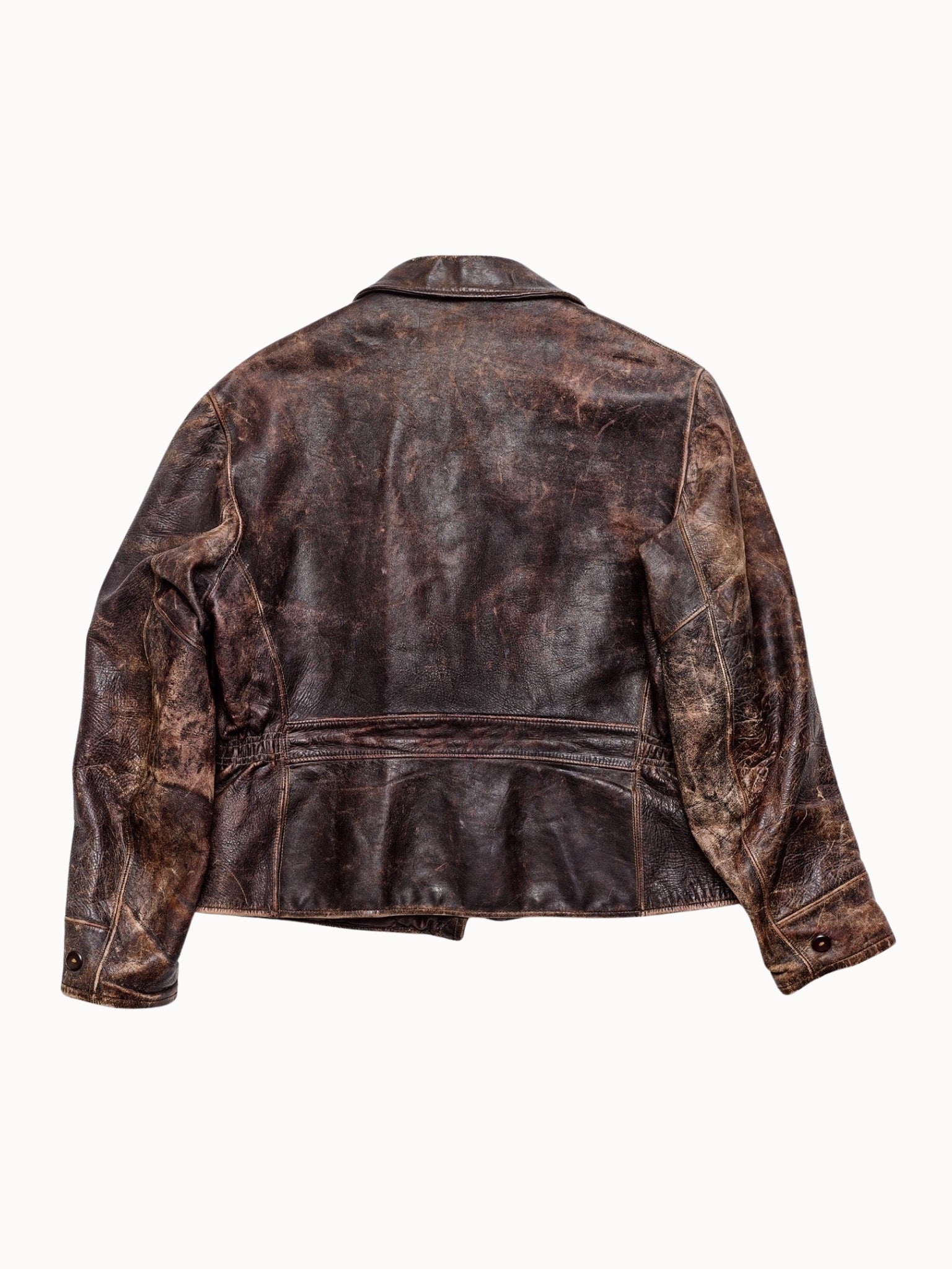Vtg 1950’s Golden Bear Leather Jacket (L) - Shinka