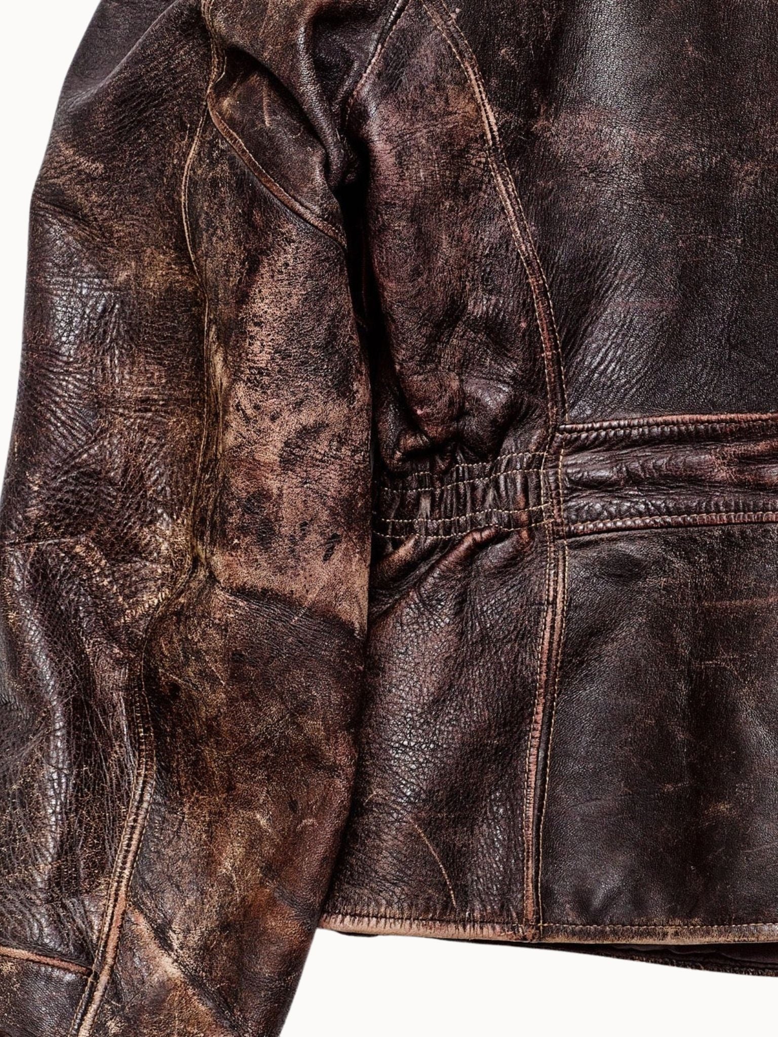Vtg 1950’s Golden Bear Leather Jacket (L) - Shinka