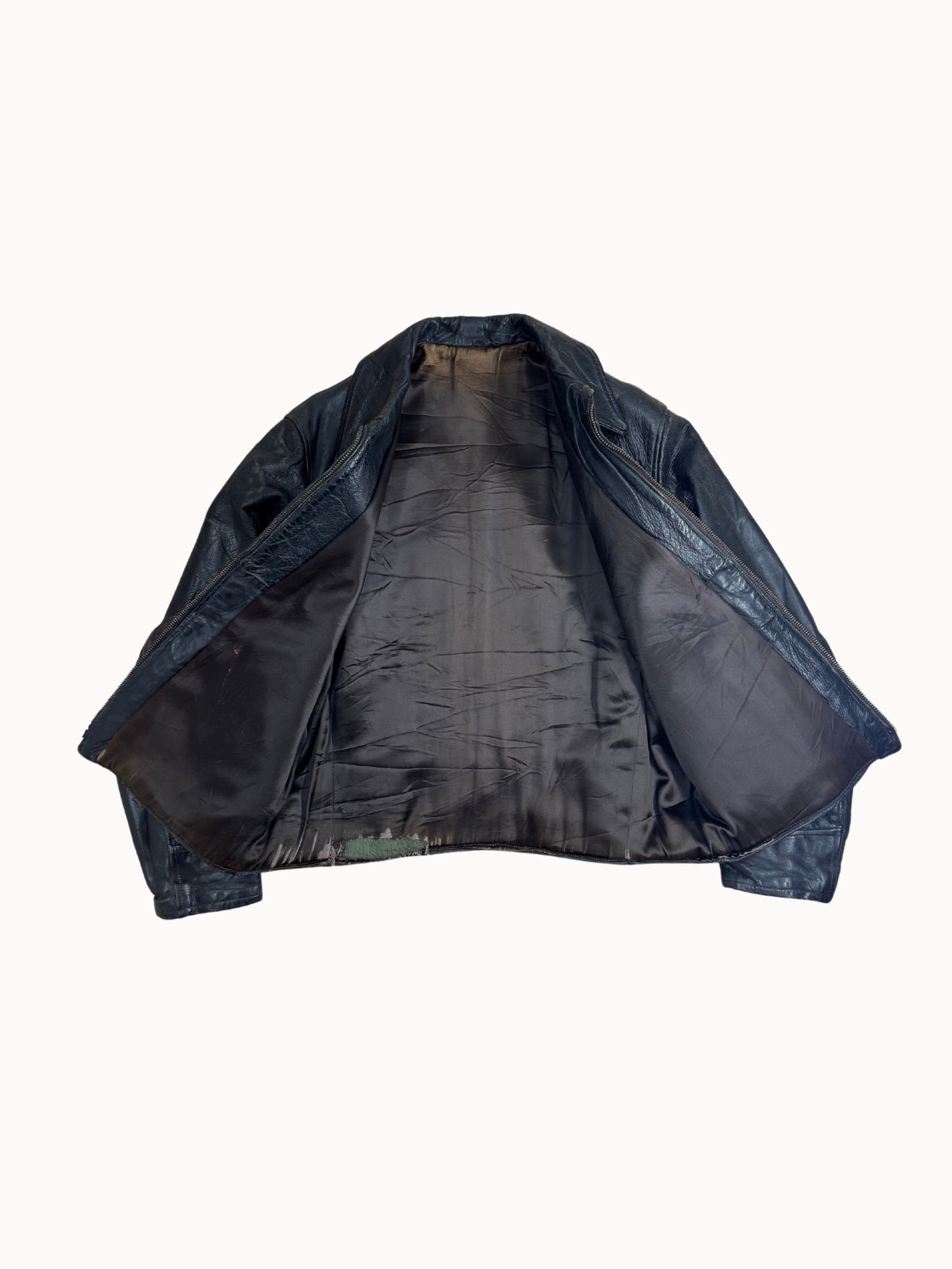 Vtg 1950‘s Leather Jacket (M) - Shinka