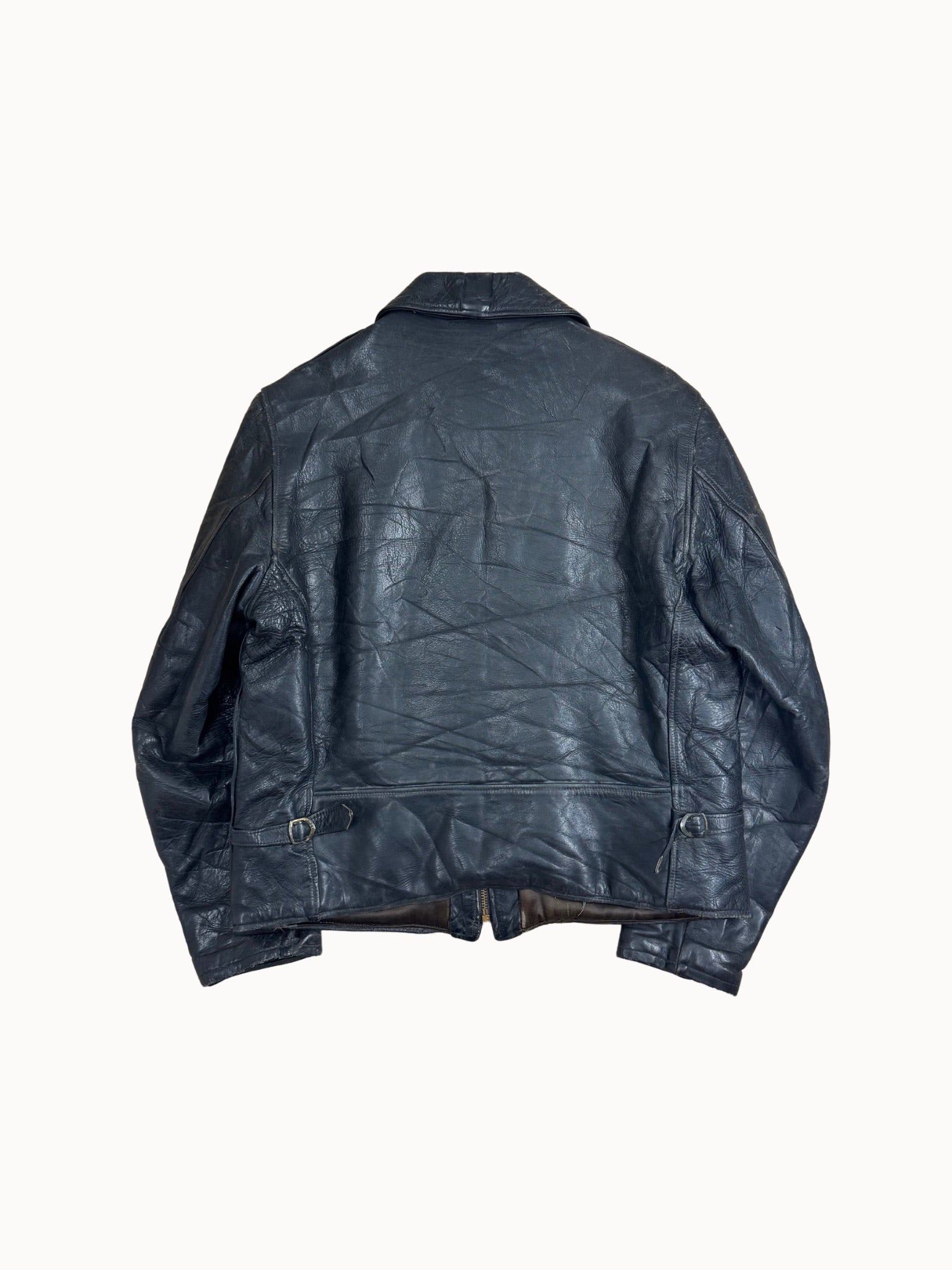 Vtg 1950‘s Leather Jacket (M) - Shinka