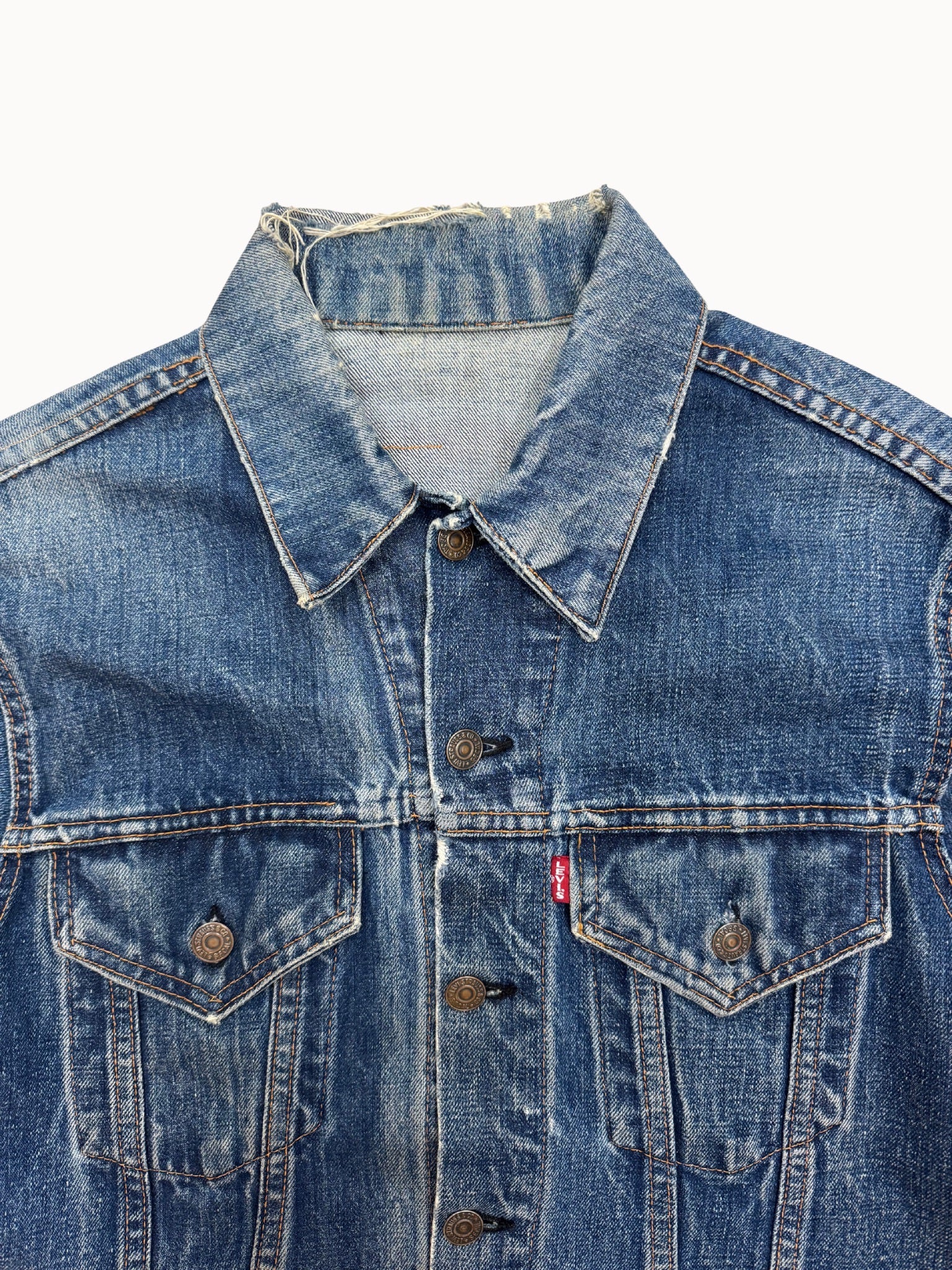 Vtg 1969s Levi's Big E Trucker Denim Jacket (L) - Shinka