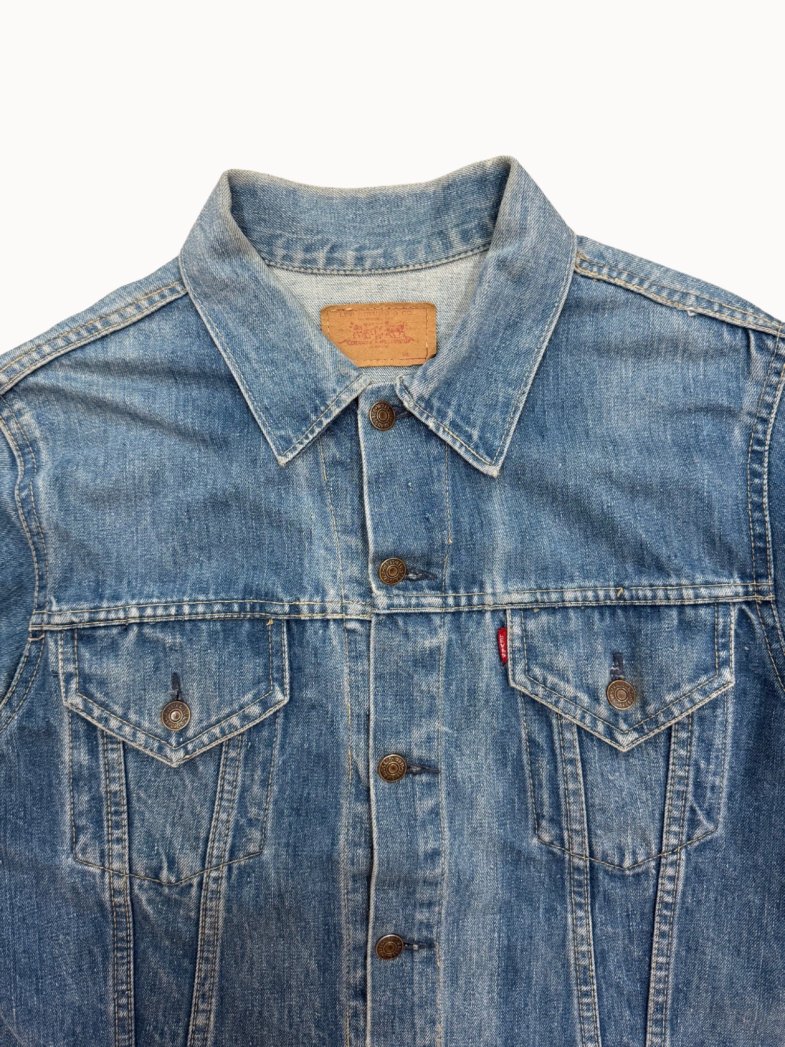 Vtg 1969s Levi's Big E Trucker Denim Jacket (L) - Shinka