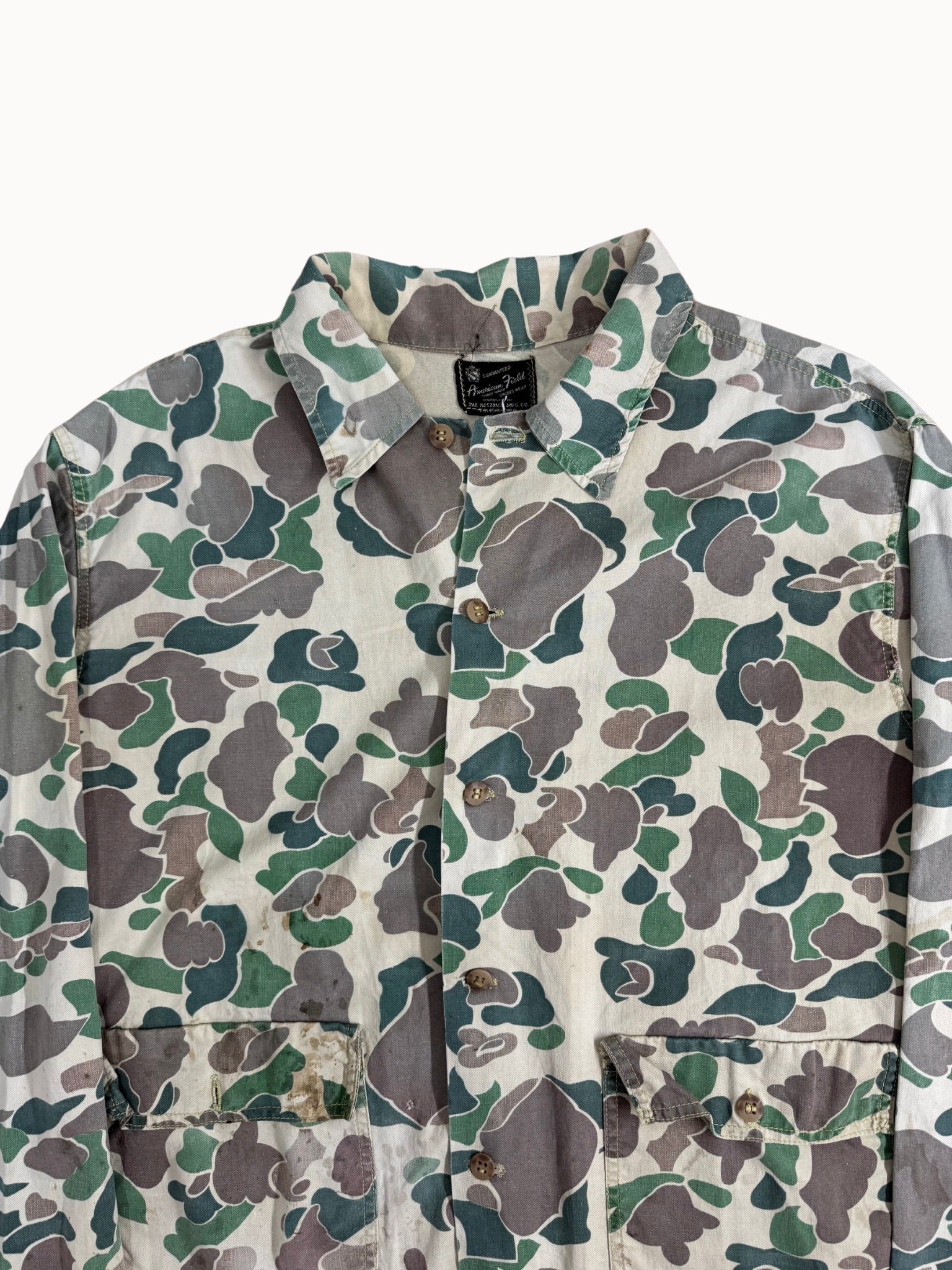 Vtg 1970 Duck Camo Shirt Jacket (L) - Shinka