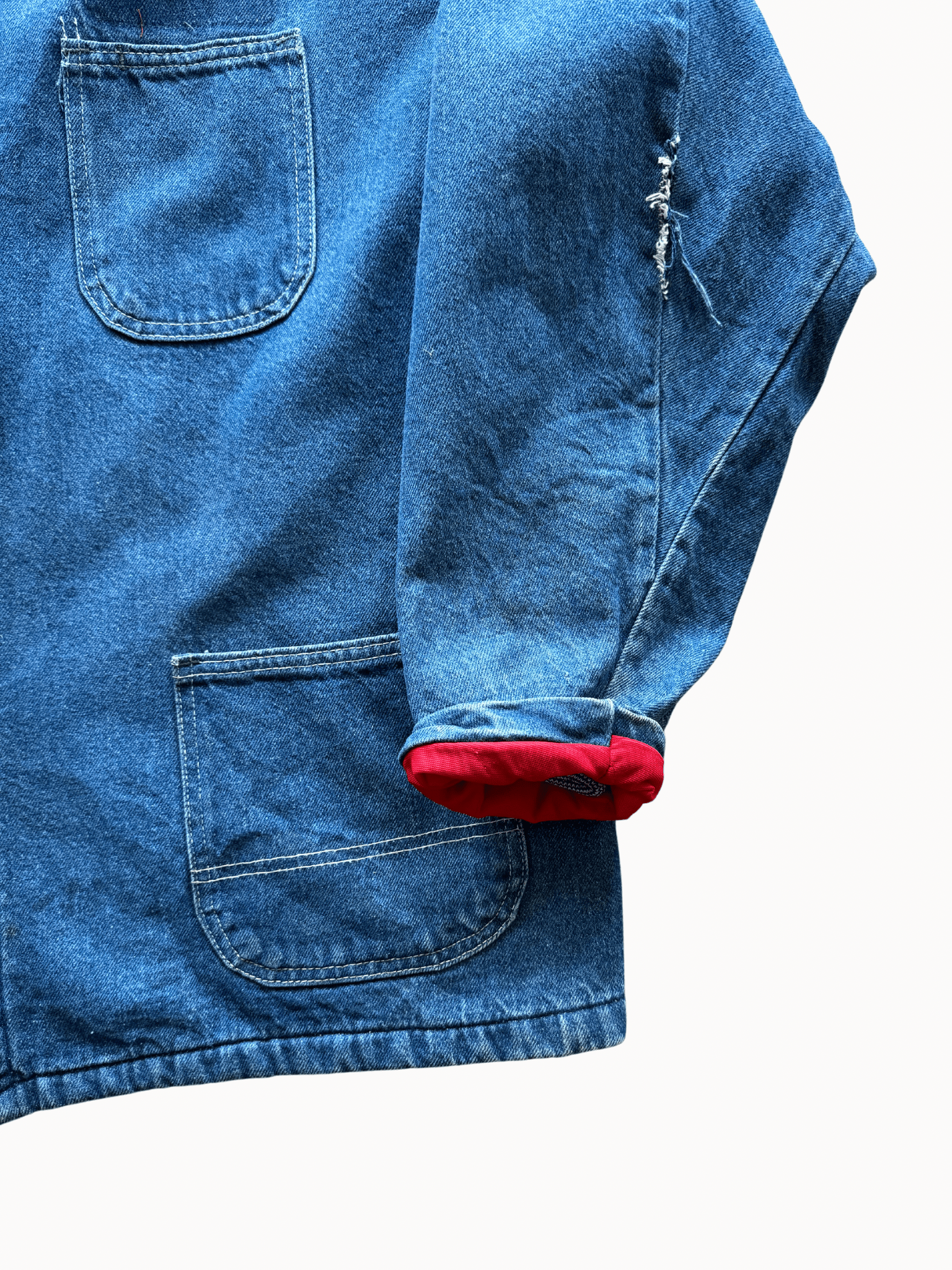 Vtg 1970s Key Imperial Chore Denim Jacket (XXL) - Shinka
