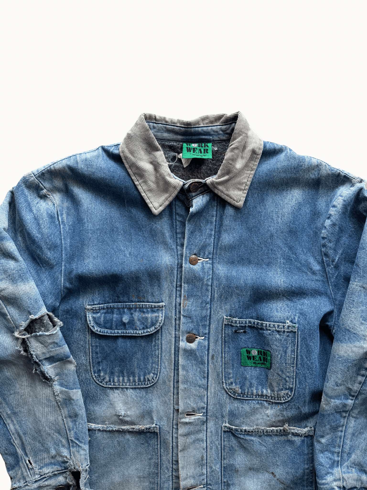 Vtg 1970s Wrangler Chore Denim Jacket (L) - Shinka