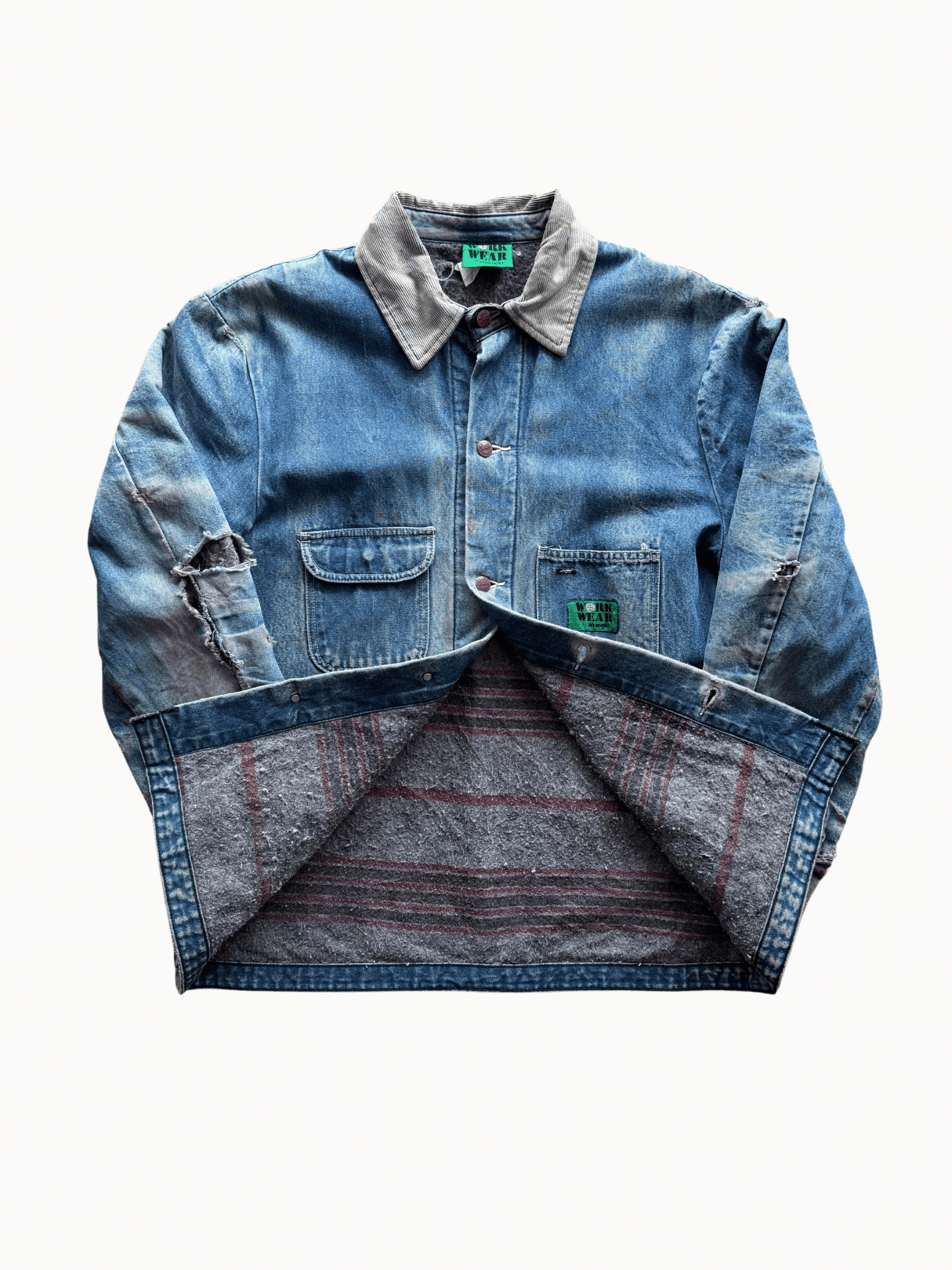 Vtg 1970s Wrangler Chore Denim Jacket (L) - Shinka