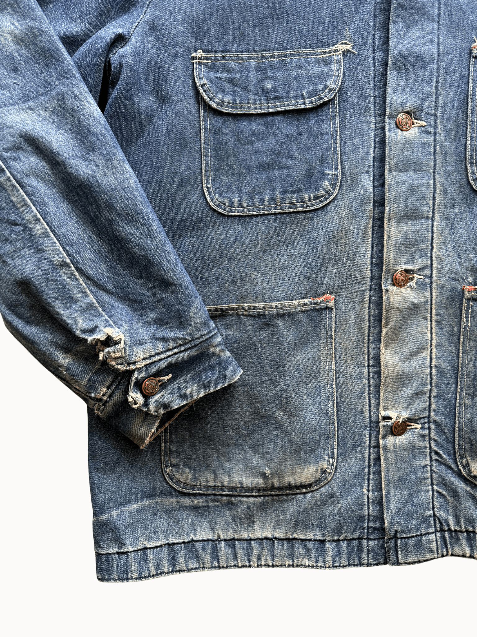 Vtg 1980s Big Ben Chore Denim Jacket (L) - Shinka