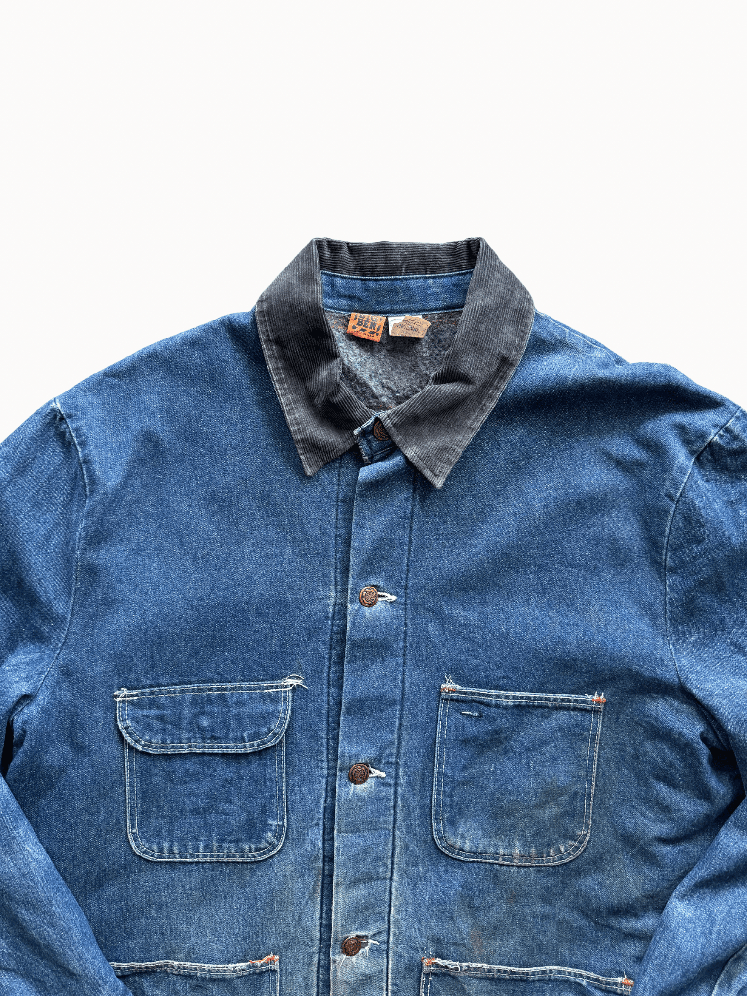Vtg 1980s Big Ben Chore Denim Jacket (L) - Shinka