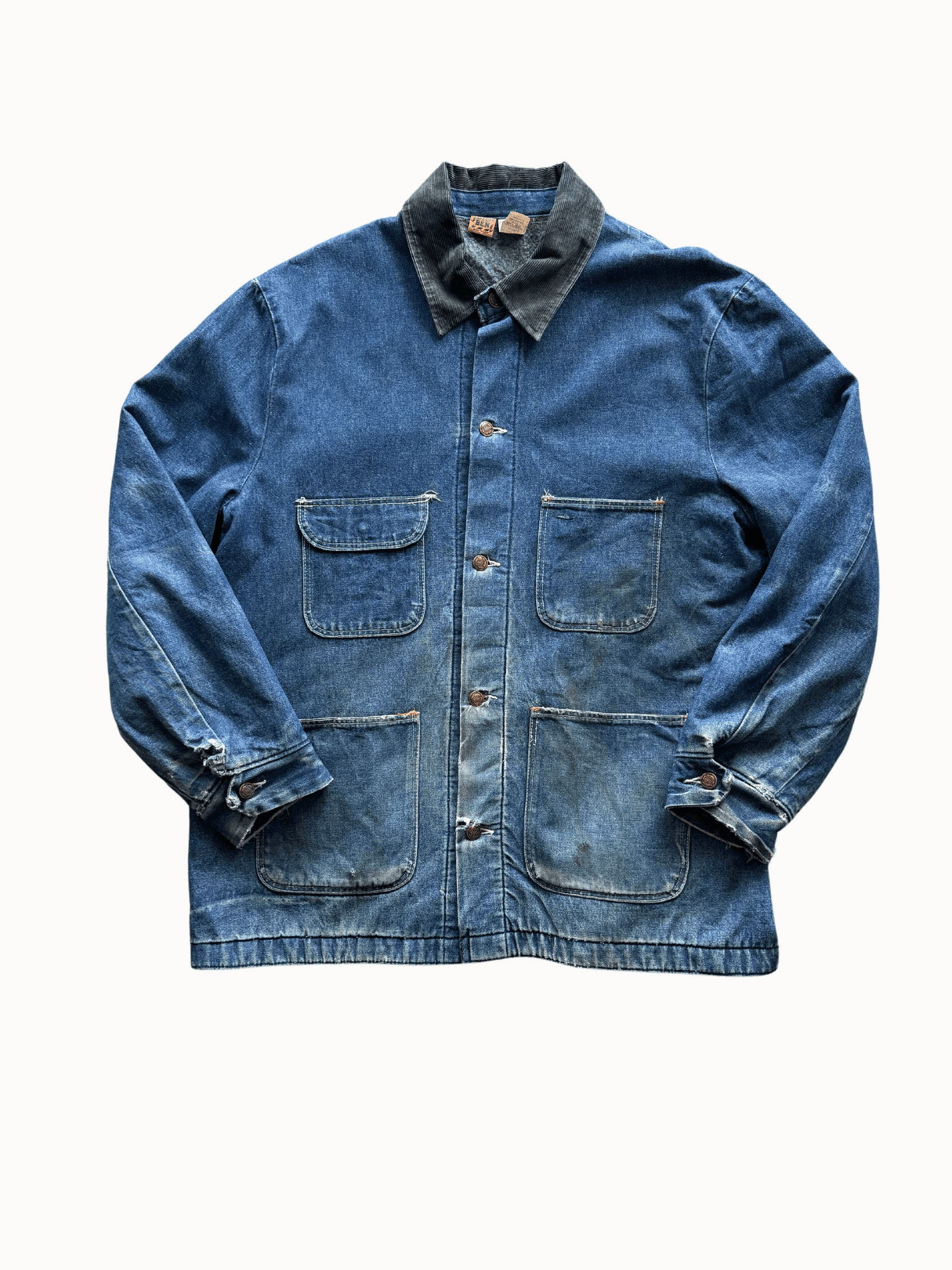 Vtg 1980s Big Ben Chore Denim Jacket (L) - Shinka