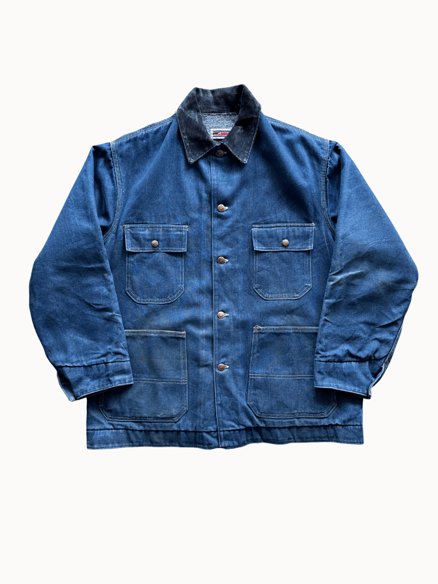 Vtg 1980s Big Mac Chore Denim Jacket (L) - Shinka