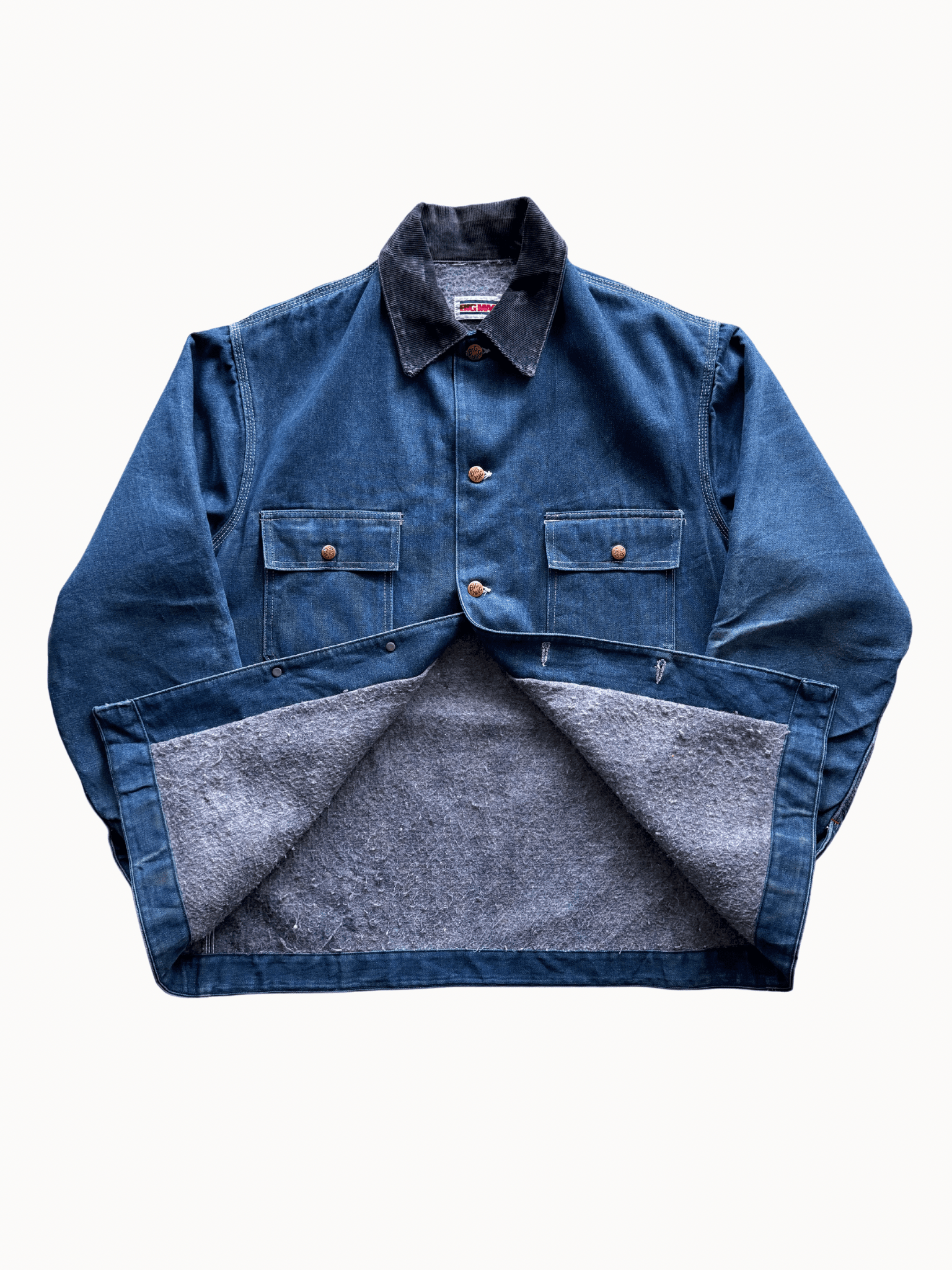Vtg 1980s Big Mac Chore Denim Jacket (L) - Shinka