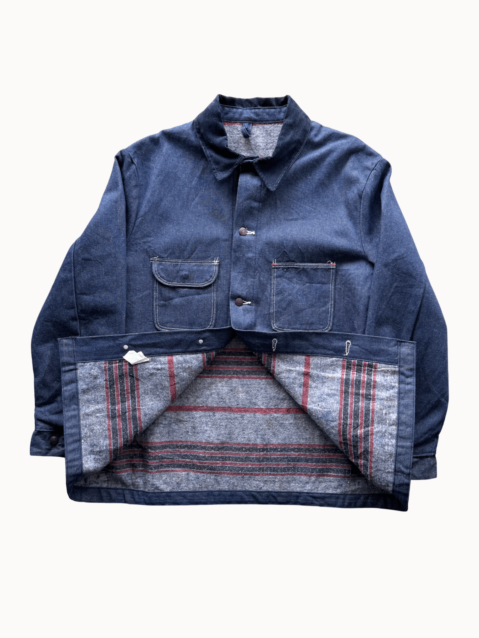 Vtg 1980s Blue Bell Chore Denim Jacket (XXL) - Shinka