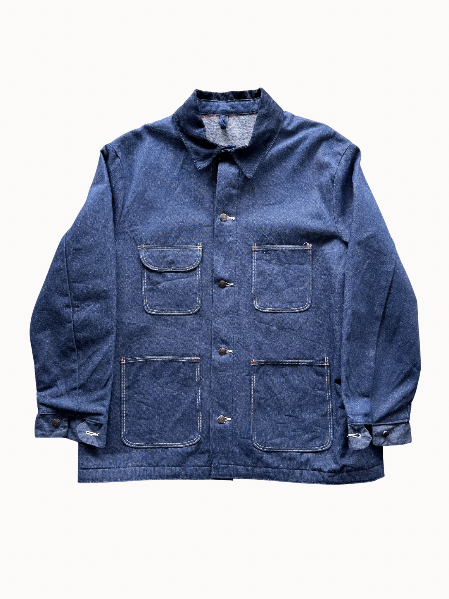 Vtg 1980s Blue Bell Chore Denim Jacket (XXL) - Shinka