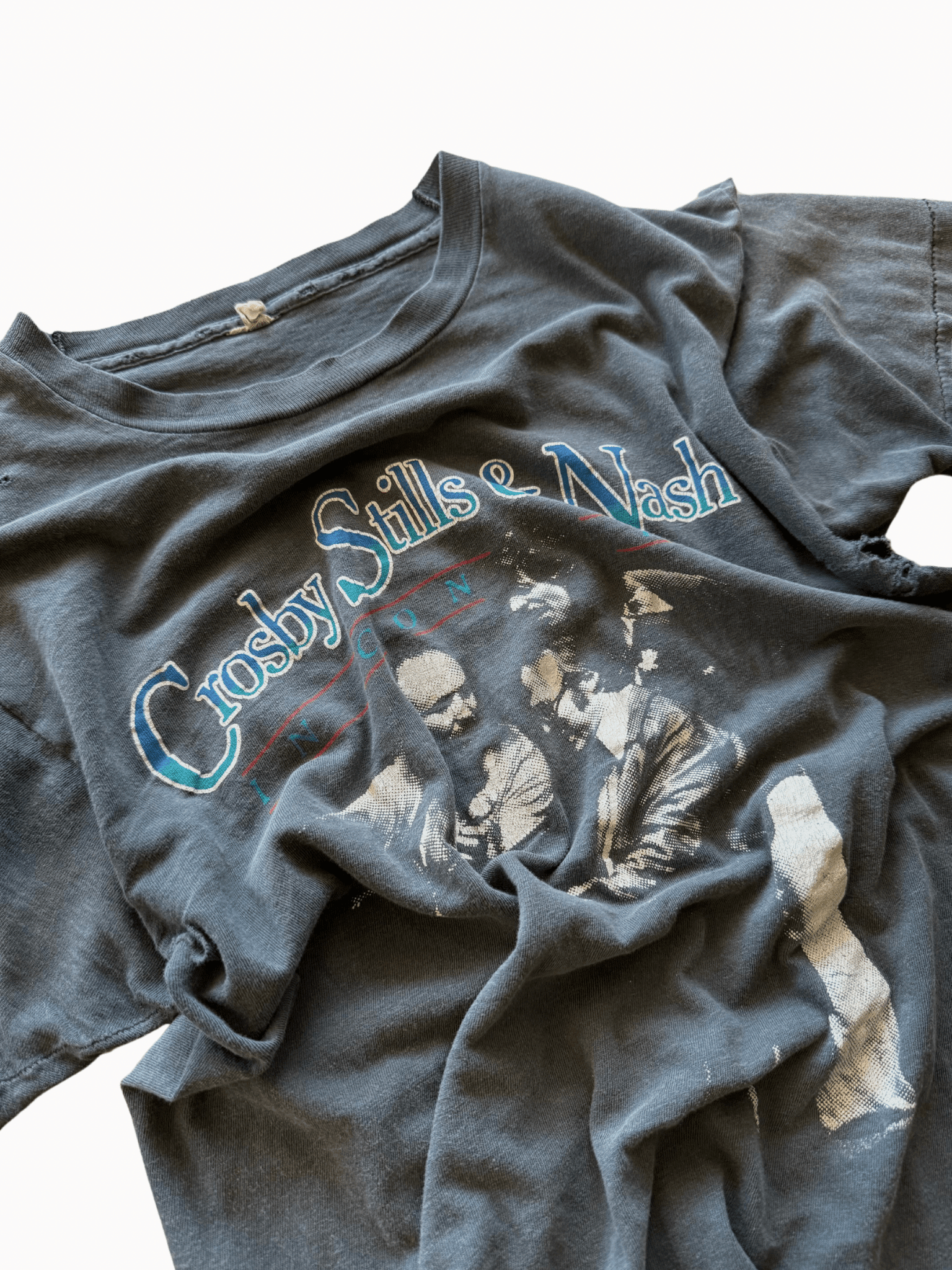 Vtg Band Tee - Crosby Stills & Nash (S) - Shinka