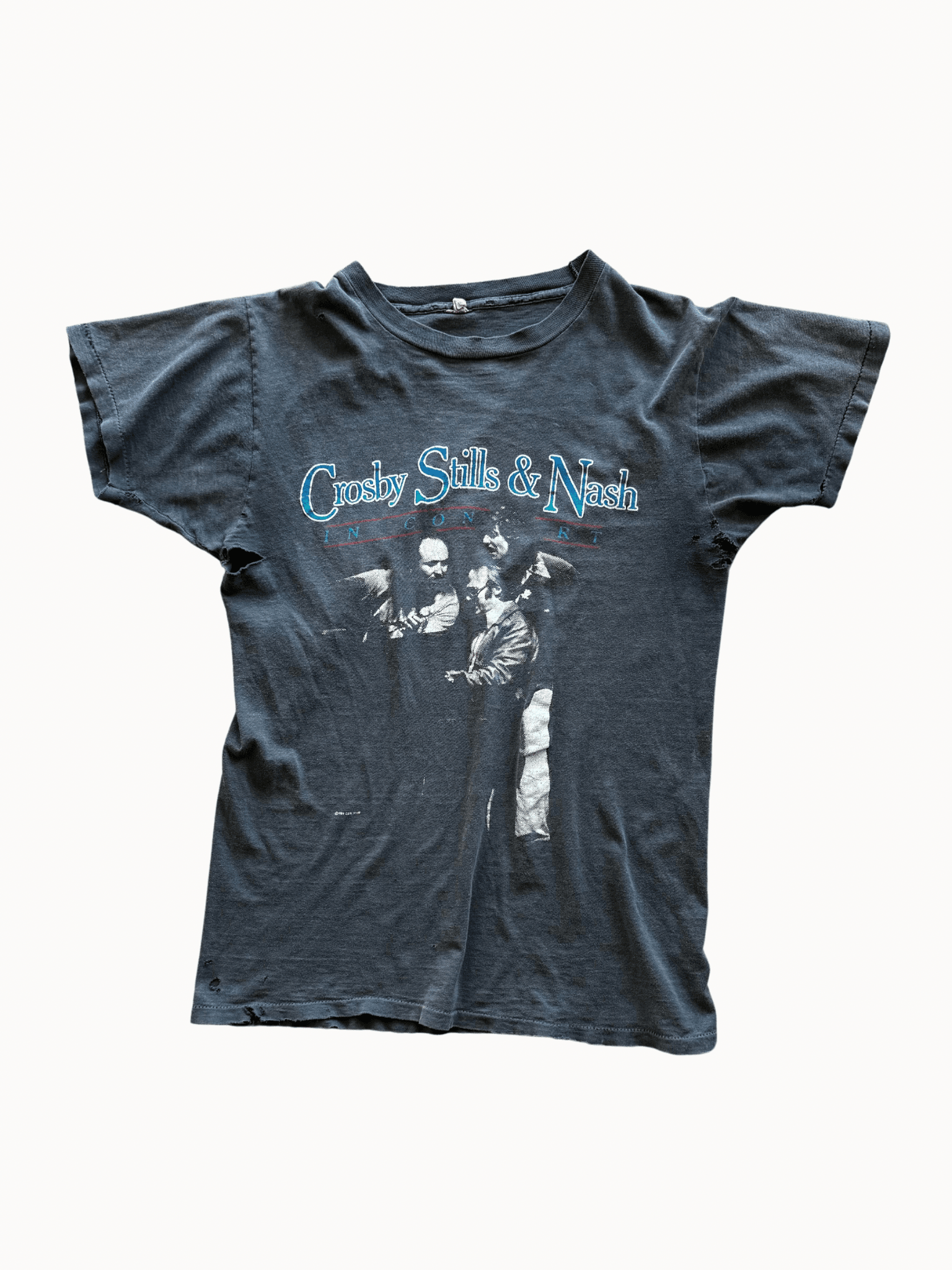 Vtg Band Tee - Crosby Stills & Nash (S) - Shinka