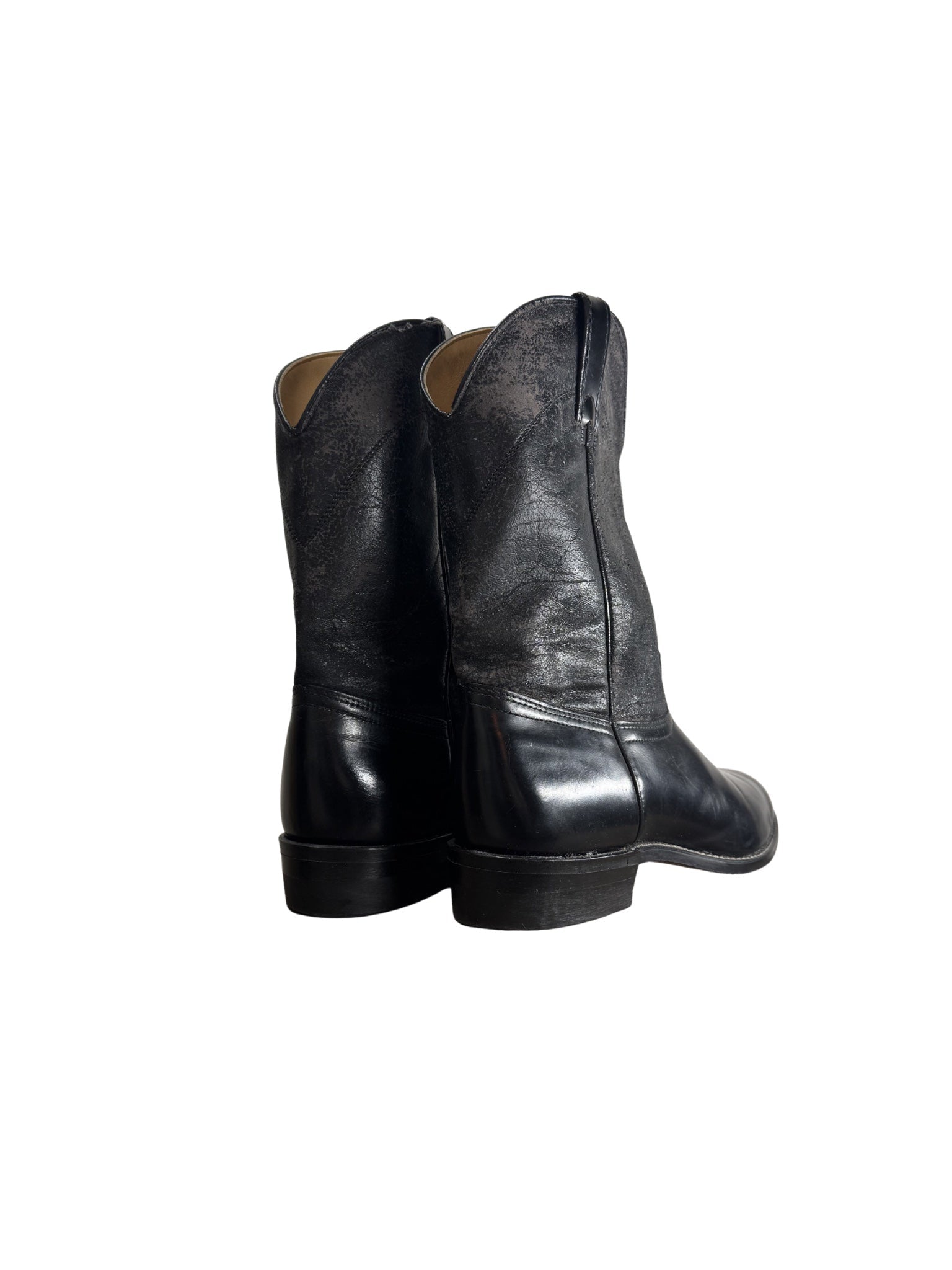 Vtg Durango Western Boots – Black Leather (44) - Shinka