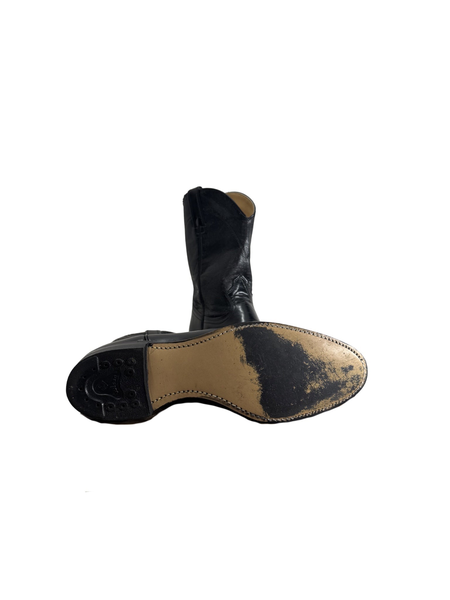 Vtg Durango Western Boots – Black Leather (44) - Shinka