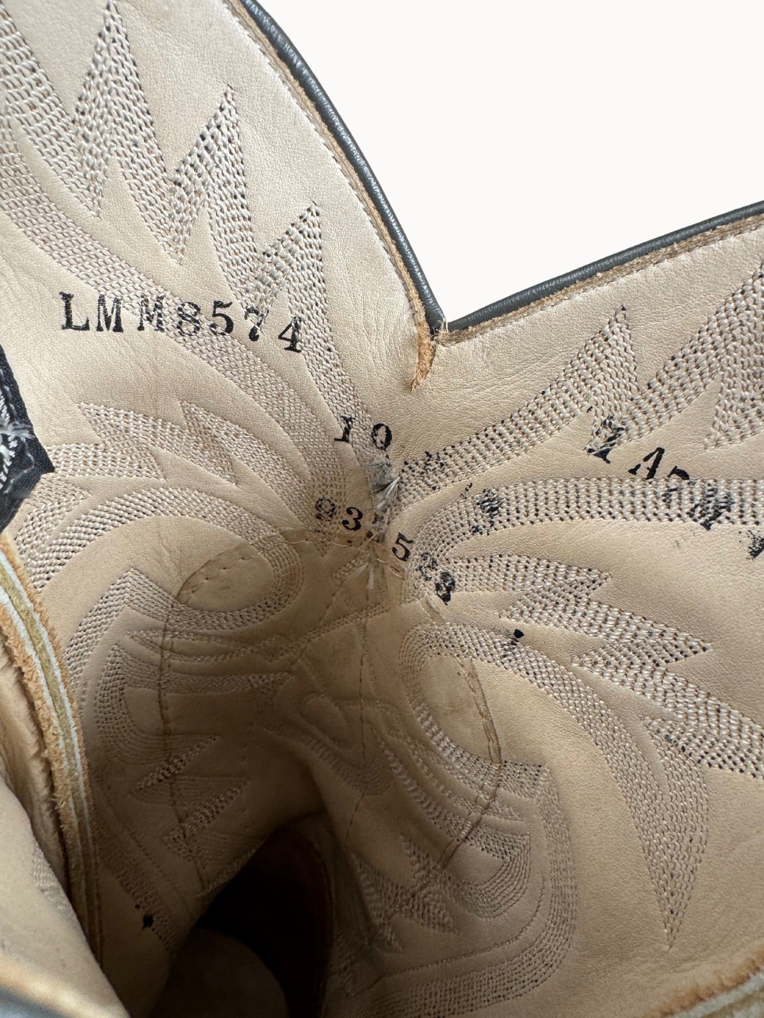Vtg Larry Mahan Western Boots (43.5) aus seltenem Rochenleder (Stingray)!! - Shinka